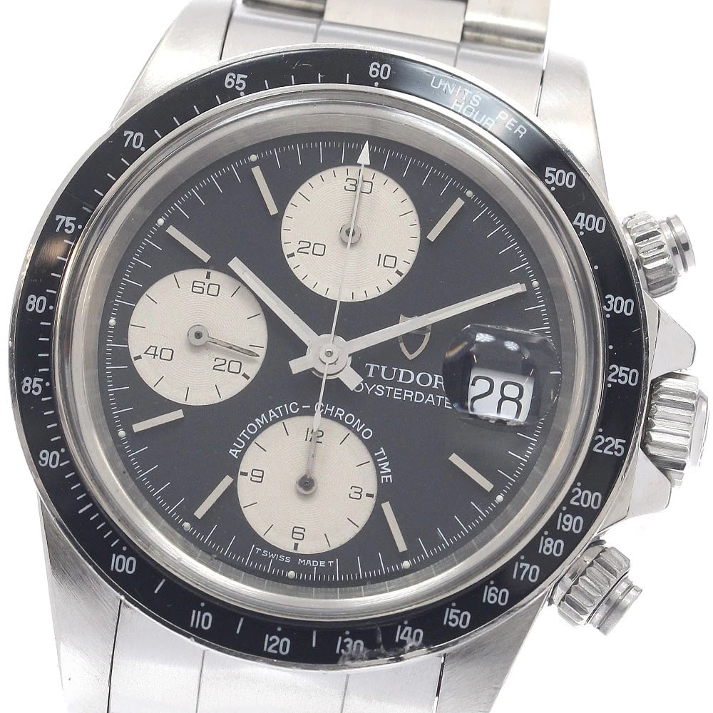 TUDOR OYSTER DATE CHRONOTIME DATE AUTOMATIC WATCH: TUDOR Oyster Date Chronotime Date Automatic Watch Brand: TUDOR Type/Style: Wristwatch Material: Band Material Stainless Steel, Case Material Stainless Steel Color: Band Color Silver, Case Color