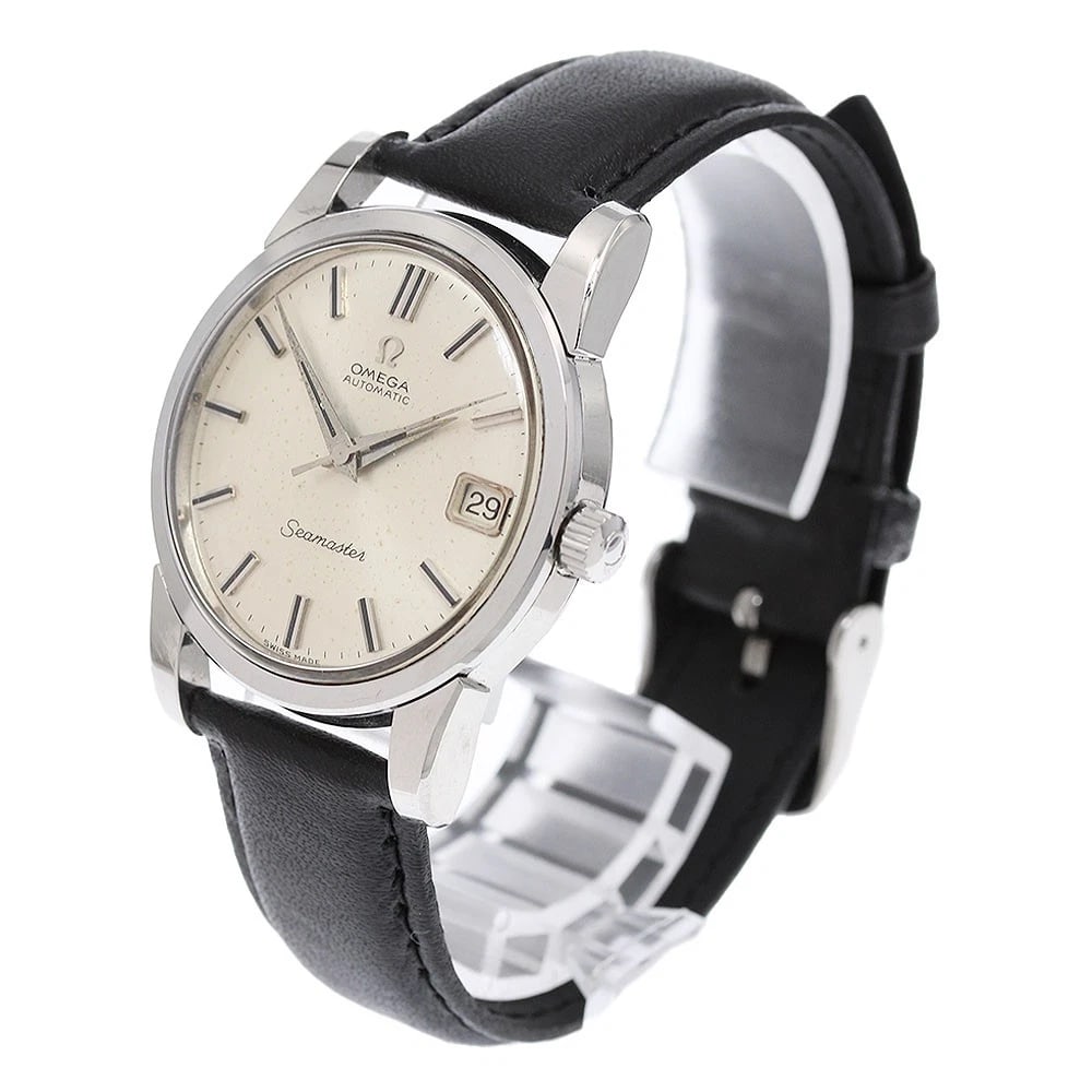 OMEGA SEAMASTER DATE CAL.SILVER DIAL AUTOMATIC WATCH - 2