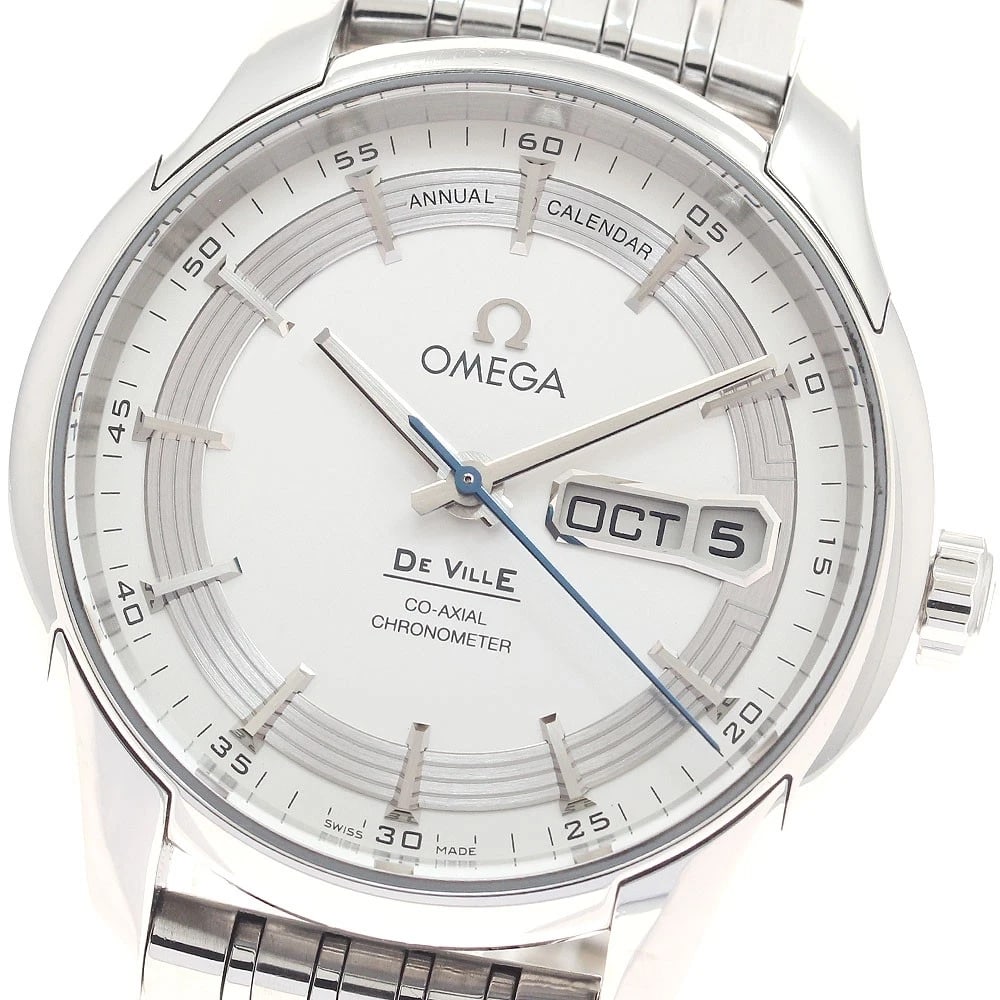OMEGA DE VILLE HOUR VISION AUTOMATIC WATCH: OMEGA De Ville Hour Vision Automatic Watch Brand: OMEGA Type/Style: Wristwatch Material: Band Material Stainless Steel, Case Material Stainless Steel Color: Band Color Silver, Case Color Silver, Dial