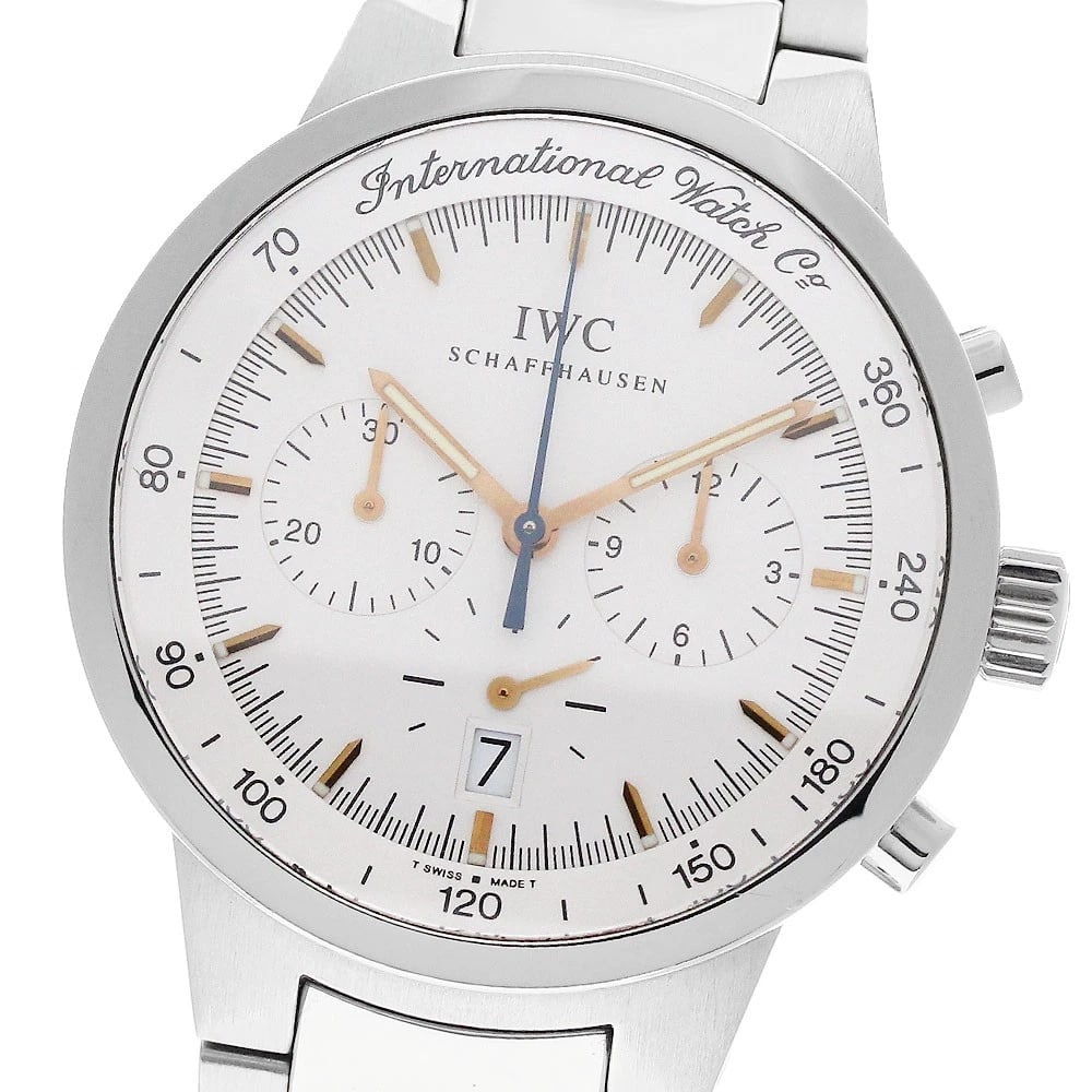 IWC SCHAFFHAUSEN GST CHRONOGRAPH QUARTZ WATCH: IWC SCHAFFHAUSEN GST chronograph Quartz Watch Brand: IWC SCHAFFHAUSEN Type/Style: Wristwatch Material: Band Material Stainless Steel, Case Material Stainless Steel Color: Band Color Silver, Case