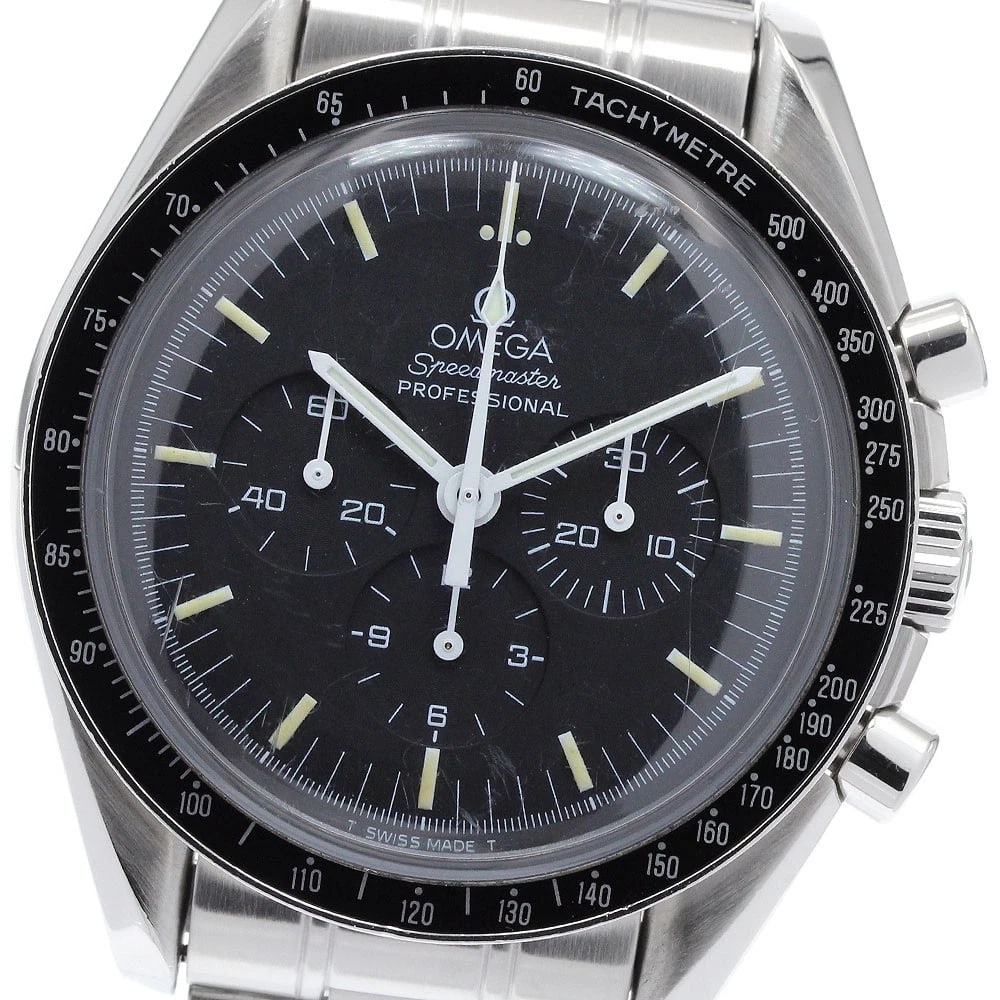 OMEGA SPEEDMASTER PROFESSIONAL HAND WINDING WATCH: OMEGA Speedmaster Professional Hand Winding Watch Brand: OMEGA Type/Style: Wristwatch Material: Band Material Stainless Steel, Case Material Stainless Steel Color: Band Color Silver, Case Color