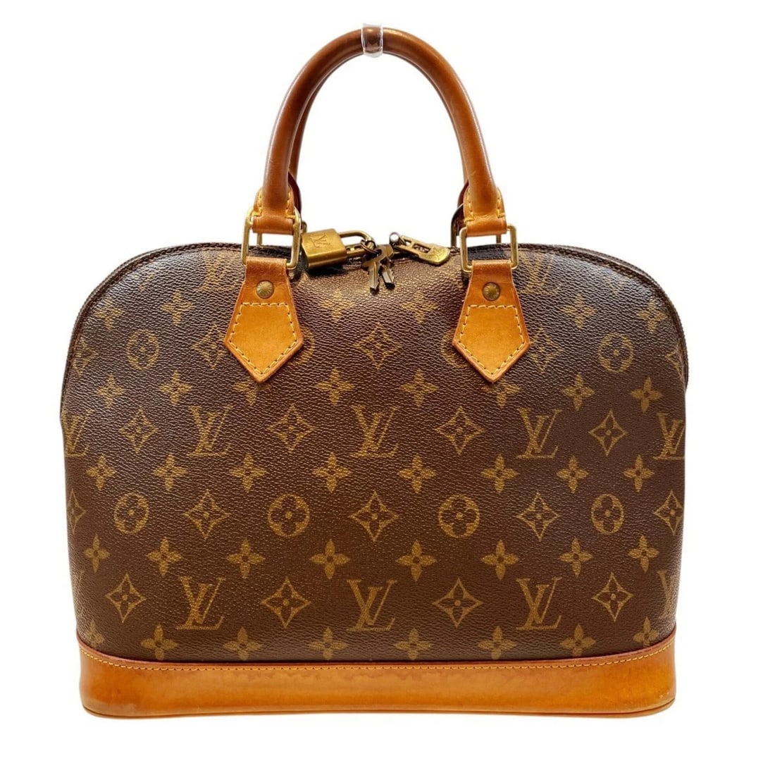 LOUIS VUITTON ALMA HANDBAG, MONOGRAM CANVAS: Louis Vuitton Alma handbag, Monogram canvas Brand: Louis Vuitton Type/Style: Handbag Material: Monogram Color: Brown Size: (HxWxD) 23cm x 16cm / 9.05inch x 6.29inch Accessories: None Acces