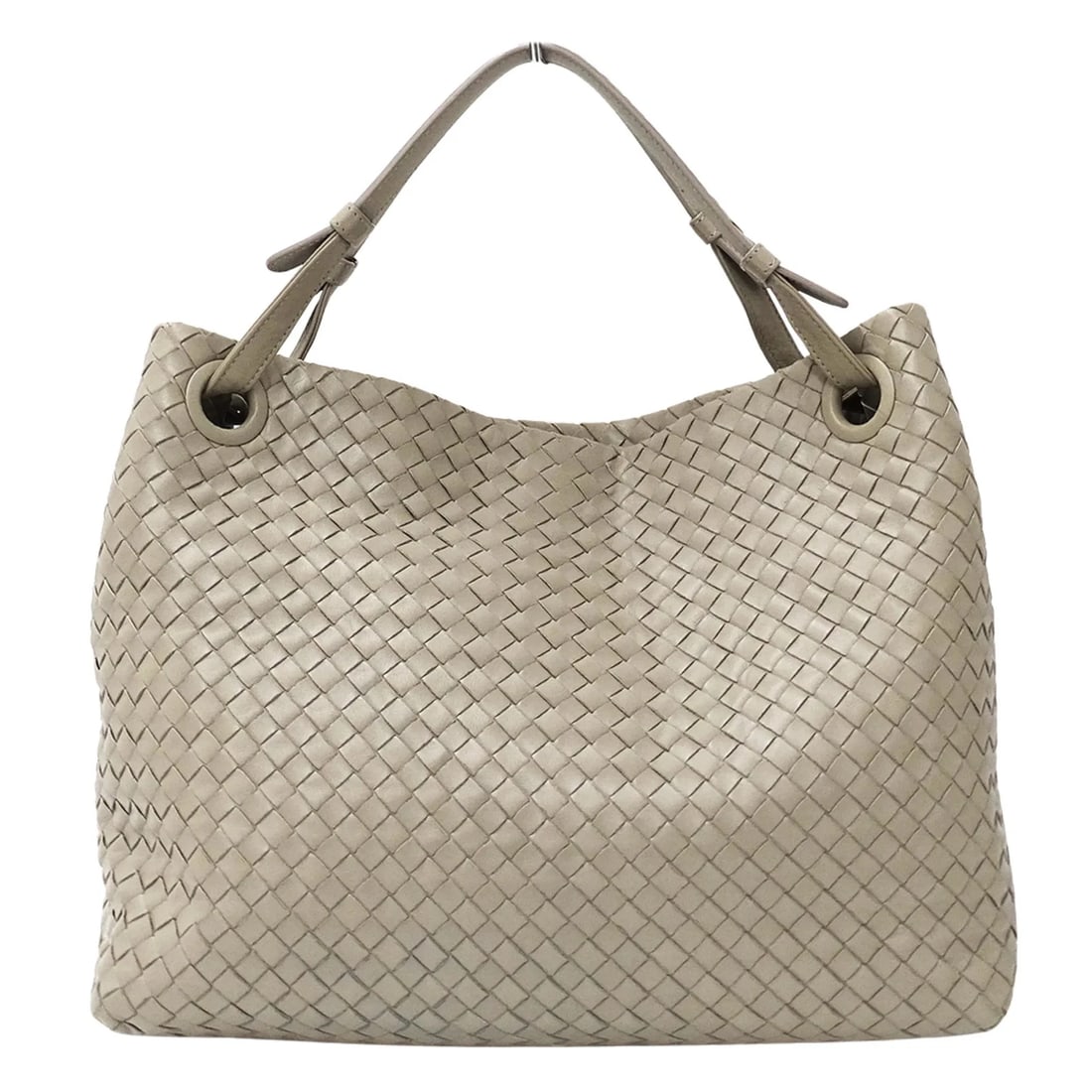 BOTTEGA VENETA HANDBAG: Bottega Veneta handbag Brand: Bottega Veneta Type/Style: Handbag, Tote bag Material: Intrecciato Color: Beige, Blue Size: (HxWxD) 28cm x 33.5cm x 13cm / 11.02inch x 13.18inch x 5.11inch Accessories: