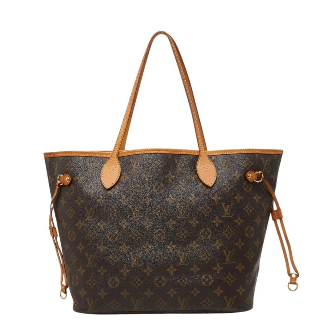 LOUIS VUITTON MONOGRAM NEVERFULL MM SHOULDER BAG: Louis Vuitton Monogram Neverfull MM Shoulder Bag Brand: Louis Vuitton Type/Style: Shoulder bag, Tote bag Material: PVC , Leather Color: Brown Size: (HxWxD) 28cm x 45cm x 14cm / 11.02inch x 17.71inch x