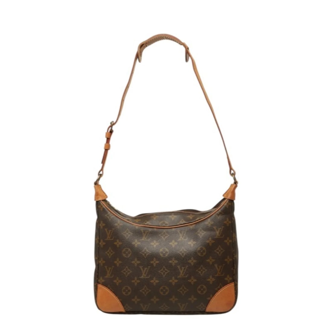 LOUIS VUITTON MONOGRAM BOULOGNE SHOULDER BAG: Louis Vuitton Monogram Boulogne Shoulder Bag Brand: Louis Vuitton Type/Style: Shoulder bag Material: PVC , Leather Color: Brown, Monogram Size: (HxWxD) 20cm x 30cm x 9cm / 7.87inch x 11.81inch x 3.54i