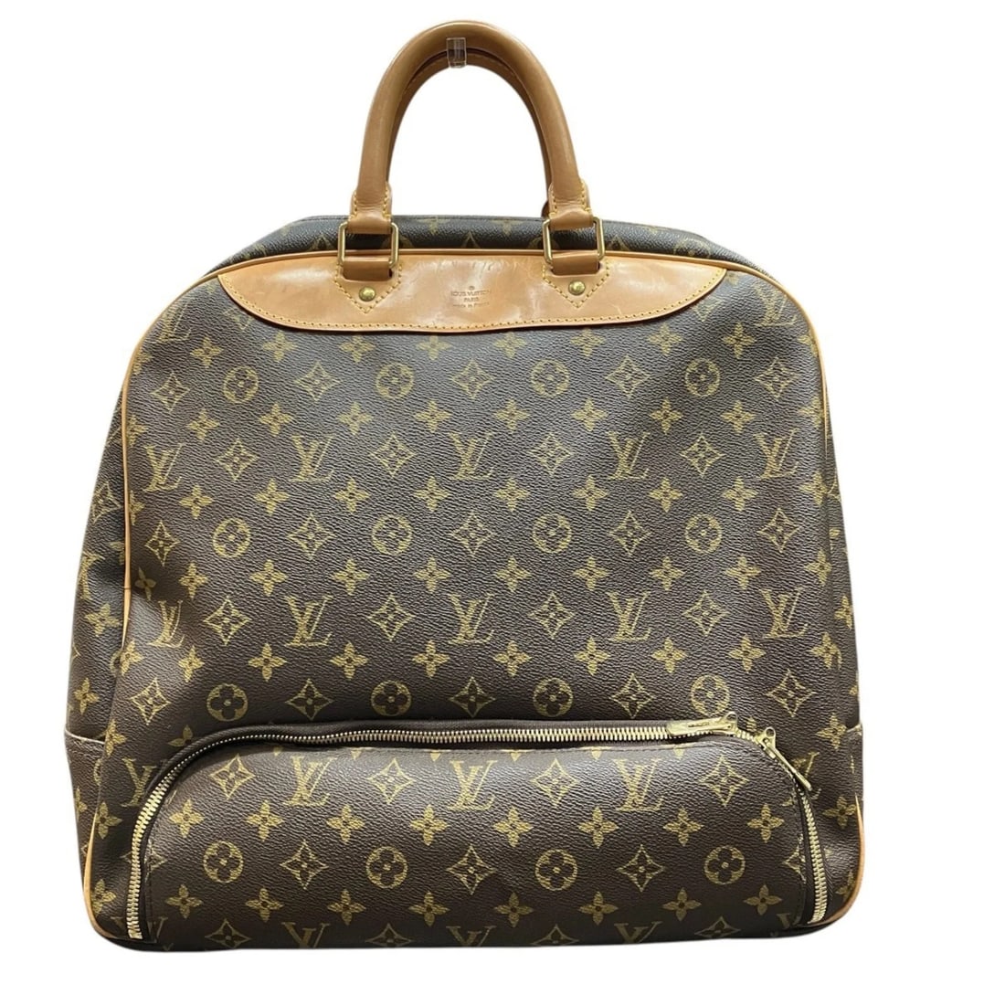 LOUIS VUITTON EVASION BOSTON BAG, MONOGRAM CANVAS: Louis Vuitton Evasion Boston Bag, Monogram Canvas Brand: Louis Vuitton Type/Style: Boston bag Material: Monogram Color: Brown, Monogram Size: (HxWxD) 37cm x 47cm x 22.5cm / 14.56inch x 18.5inch x 8.85