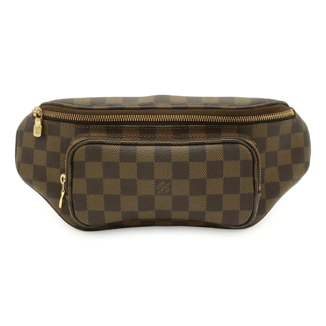 LOUIS VUITTON DAMIER MELVILLE BUMBAG WAIST BAG: LOUIS VUITTON Damier Melville Bumbag Waist Bag Brand: Louis Vuitton Type/Style: Fanny pack, Pouch Material: Damier Canvas Color: Brown, Damier Canvas Size: (HxWxD) 14.5cm x 31.5cm / 5.7inch x