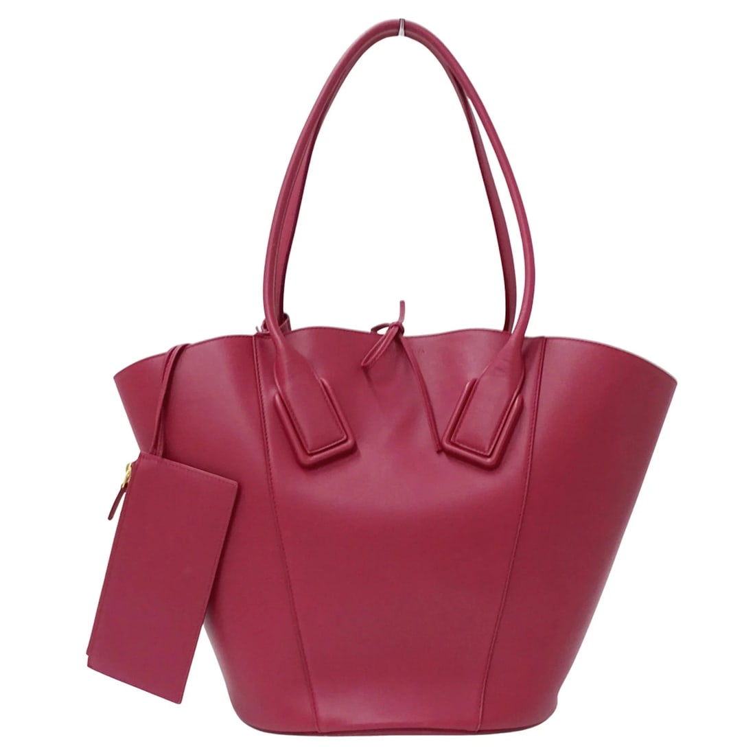 BOTTEGA VENETA WOMEN'S HANDBAG, LEATHER TOTE BAG: Bottega Veneta women's handbag, leather tote bag Brand: Bottega Veneta Type/Style: Handbag, Pouch, Tote bag Material: Leather Color: Pink, Purple Size: (HxWxD) 34cm x 27.5cm x 20cm / 13.38inch x
