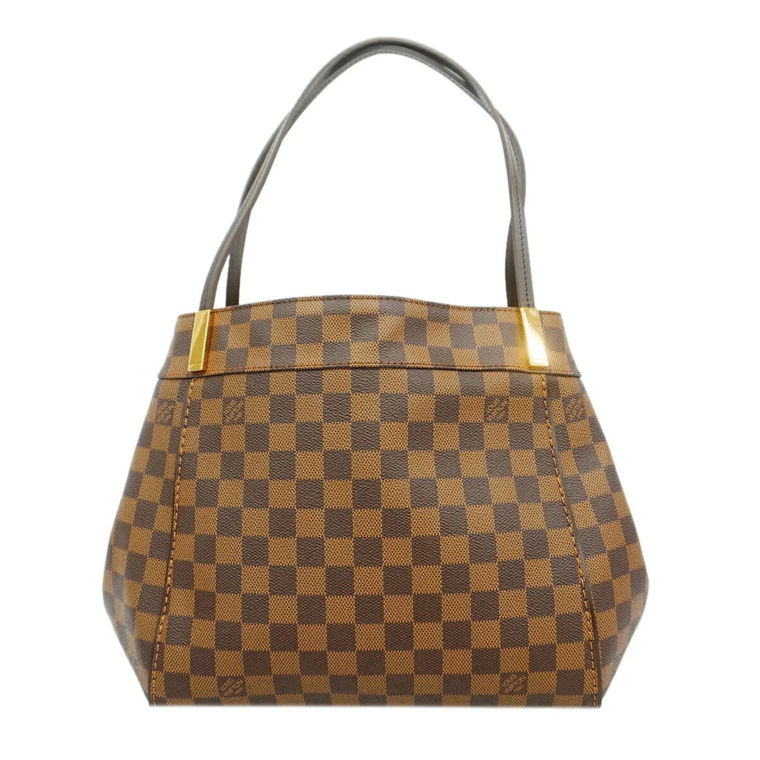 LOUIS VUITTON DAMIER MARYLEBORN PM TOTE BAG: Louis Vuitton Damier Maryleborn PM Tote Bag Brand: Louis Vuitton Type/Style: Tote bag Material: none Color: Ebene Size: (HxWxD) 27cm x 27.5cm x 11cm / 10.62inch x 10.82inch x 4.33inch Accessories:
