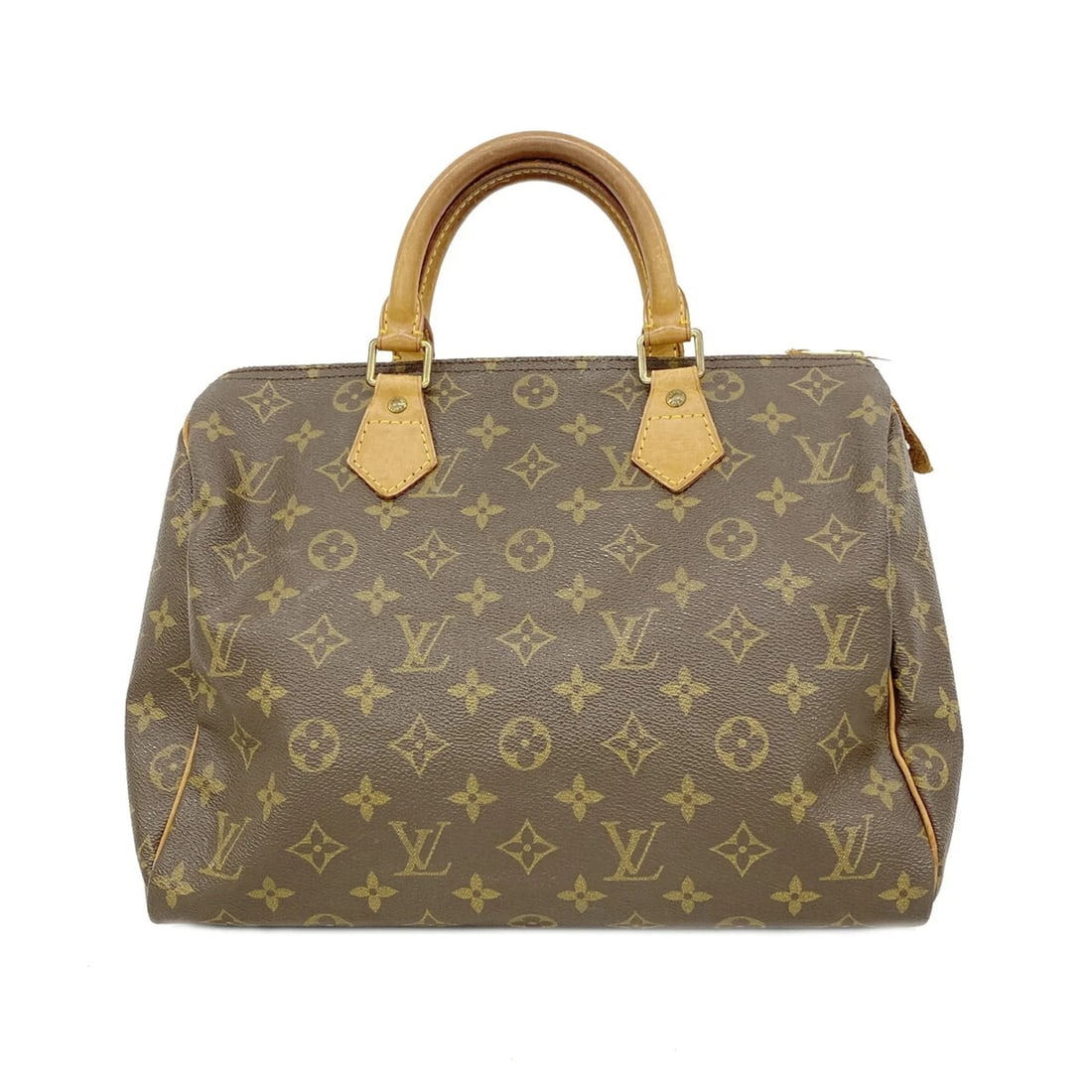 LOUIS VUITTON MONOGRAM SPEEDY 30 HANDBAG: Louis Vuitton Monogram Speedy 30 Handbag Brand: Louis Vuitton Type/Style: Handbag Material: none Color: Brown Size: (HxWxD) 21cm x 30cm x 17cm / 8.26inch x 11.81inch x 6.69inch Accessories: None