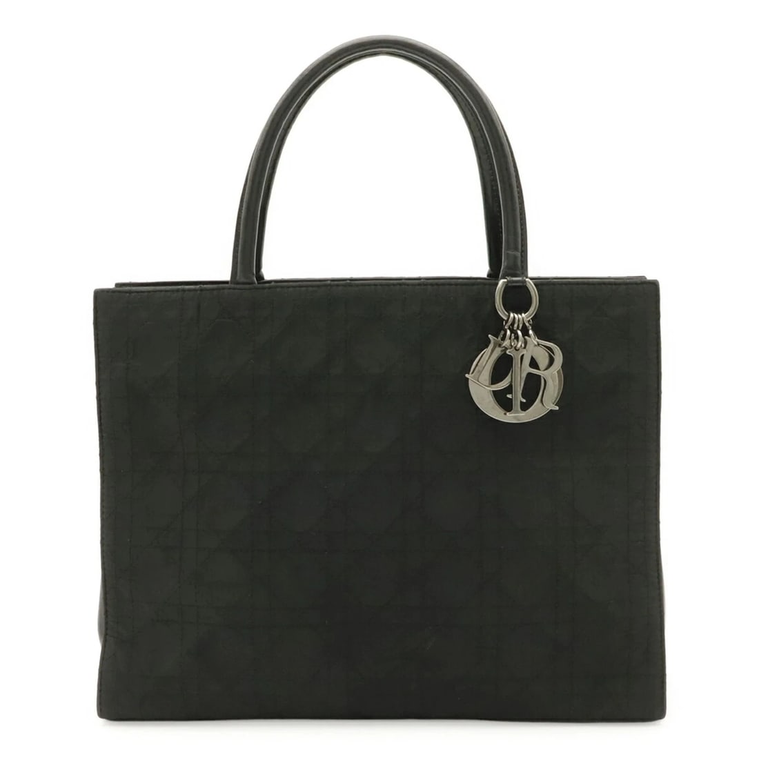 CHRISTIAN DIOR LADY CANNAGE HANDBAG TOTE BAG: Christian Dior Lady Cannage Handbag Tote Bag Brand: Christian Dior Type/Style: Handbag, Tote bag Material: Nylon Color: Black Size: (HxWxD) 24.5cm x 31cm x 10cm / 9.64inch x 12.2inch x 3.93inch Ac