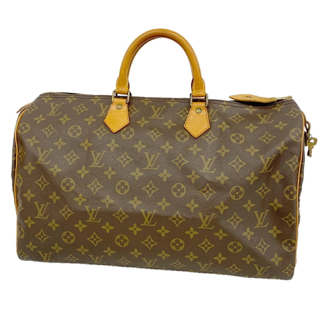 LOUIS VUITTON MONOGRAM SPEEDY 40 HANDBAG: Louis Vuitton Monogram Speedy 40 Handbag Brand: Louis Vuitton Type/Style: Handbag Material: none Color: Brown Size: (HxWxD) 25cm x 40cm x 19cm / 9.84inch x 15.74inch x 7.48inch Accessories: None