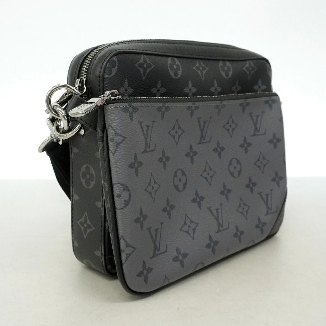 LOUIS VUITTON MONOGRAM ECLIPSE REVERSE TRIO SHOULDER BAG - 2