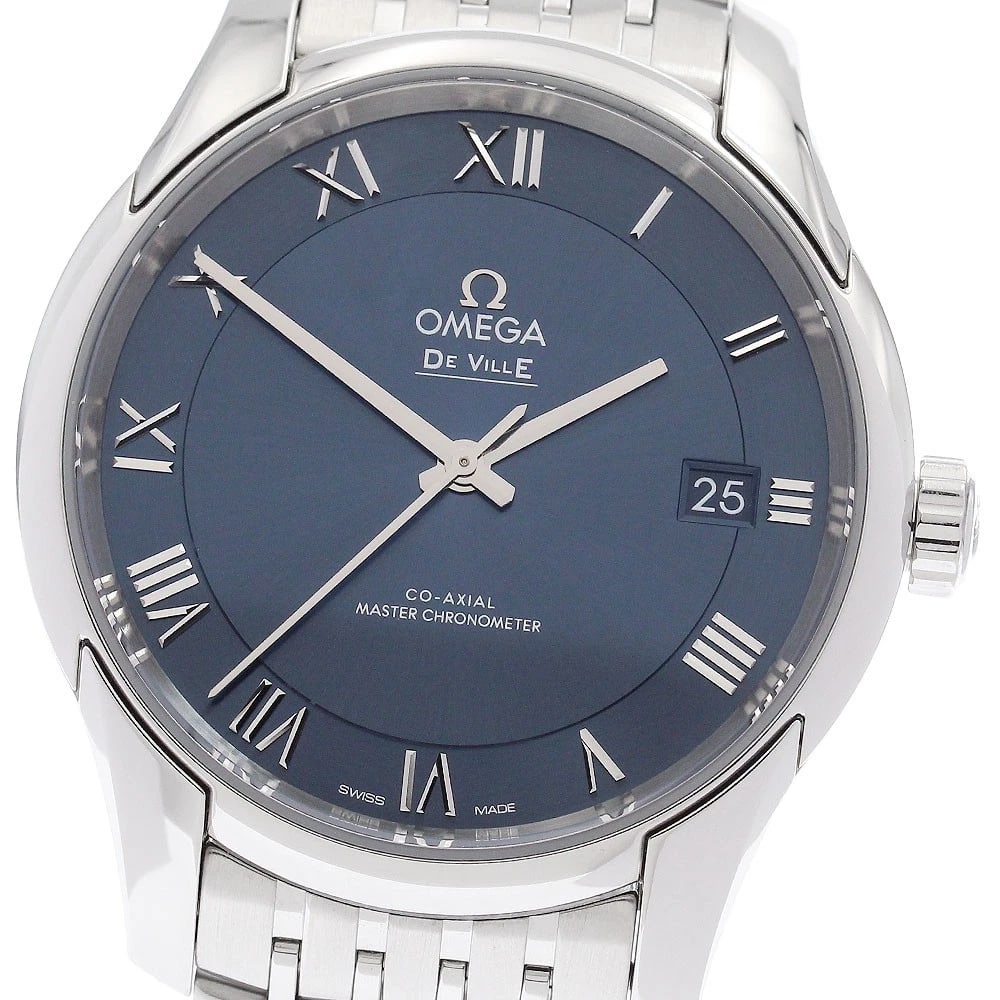 OMEGA DE VILLE HOUR VISION AUTOMATIC WATCH: OMEGA De Ville Hour Vision Automatic Watch Brand: OMEGA Type/Style: Wristwatch Material: Band Material Stainless Steel, Case Material Stainless Steel Color: Band Color Silver, Case Color Silver, Dial