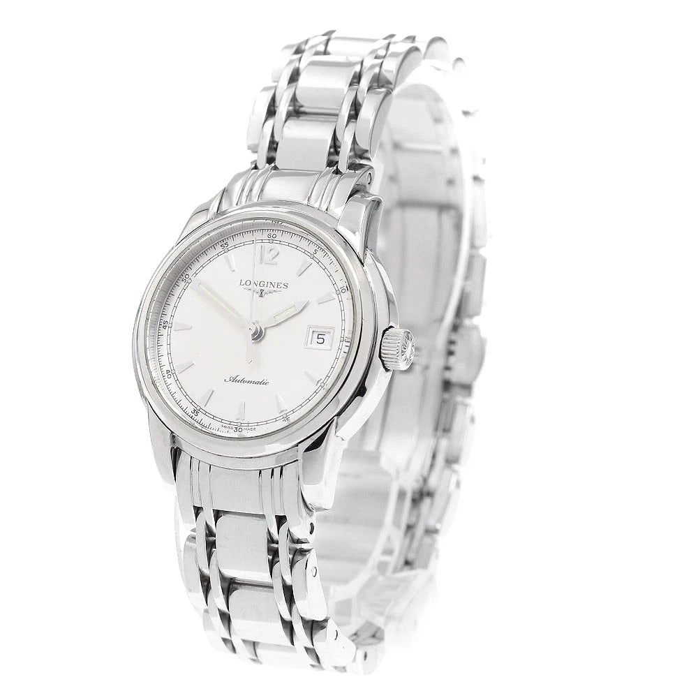 LONGINES SAINTIMIER DATE SILVER DIAL AUTOMATIC WATCH - 2