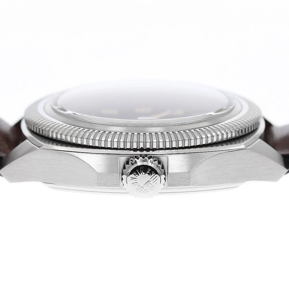 LONGINES PILOT MAJETEC SMALL SECONDS BLACK DIAL AUTOMATIC WATCH - 3