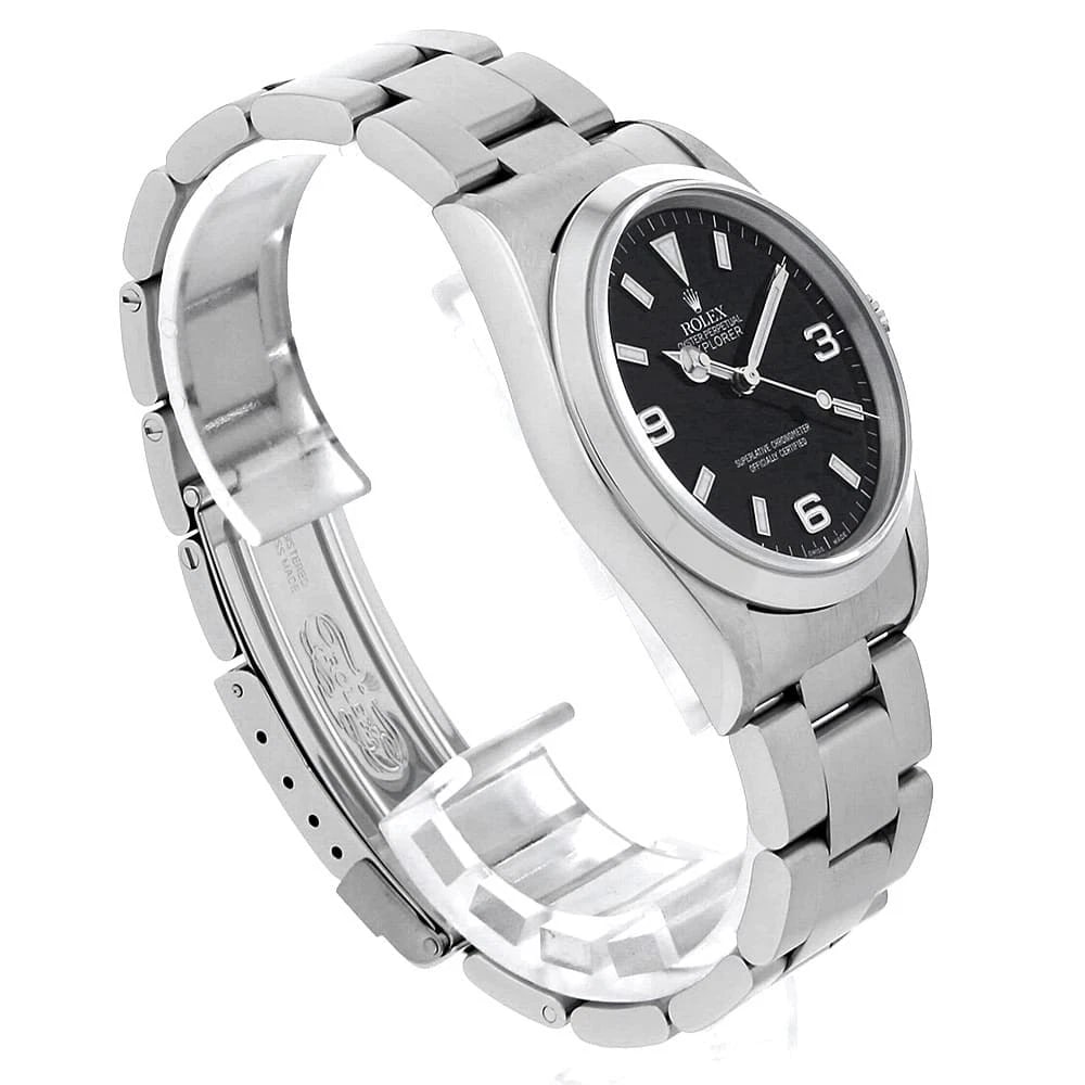 ROLEX EXPLORER BLACK WATCH - 3