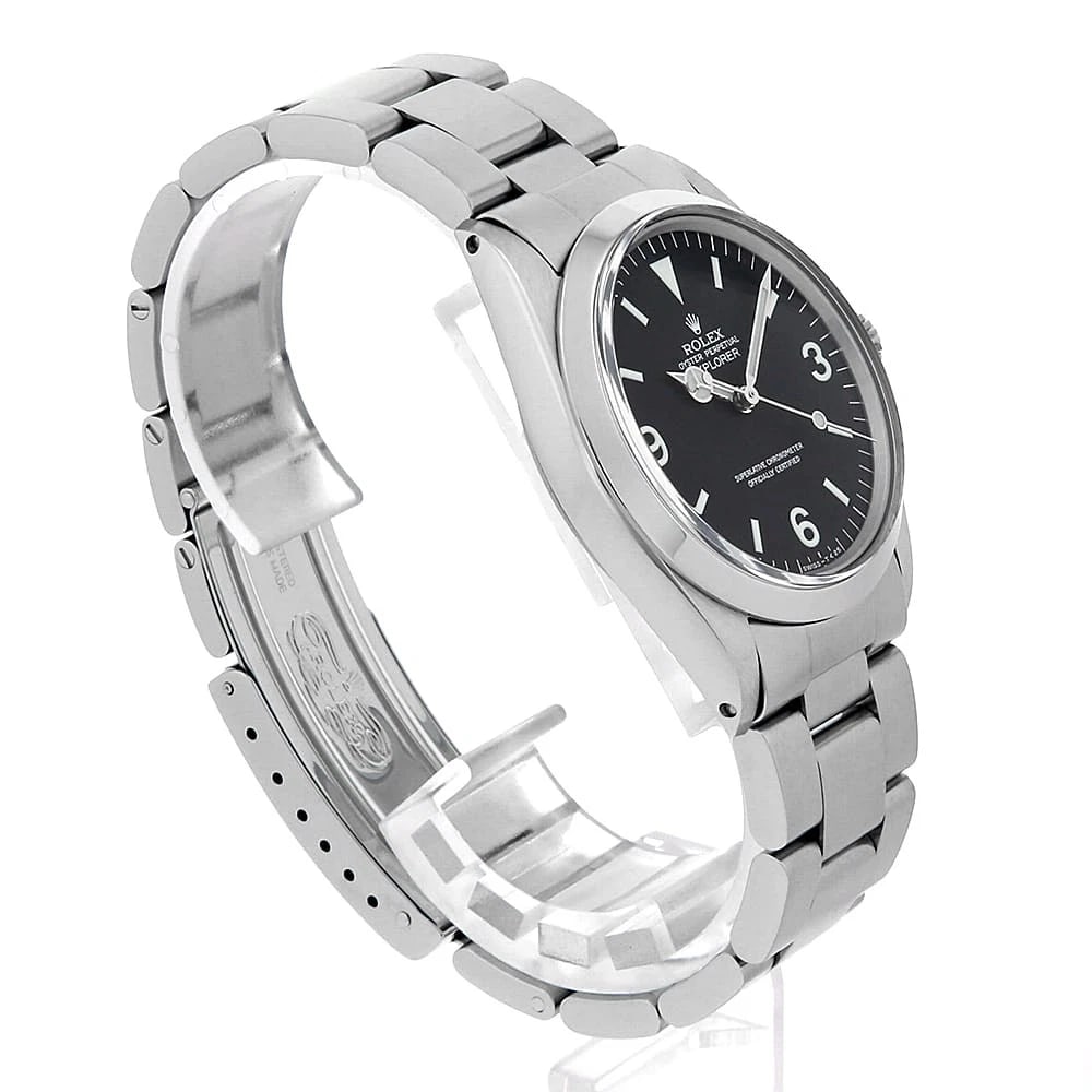 ROLEX EXPLORER BLACK WATCH - 3
