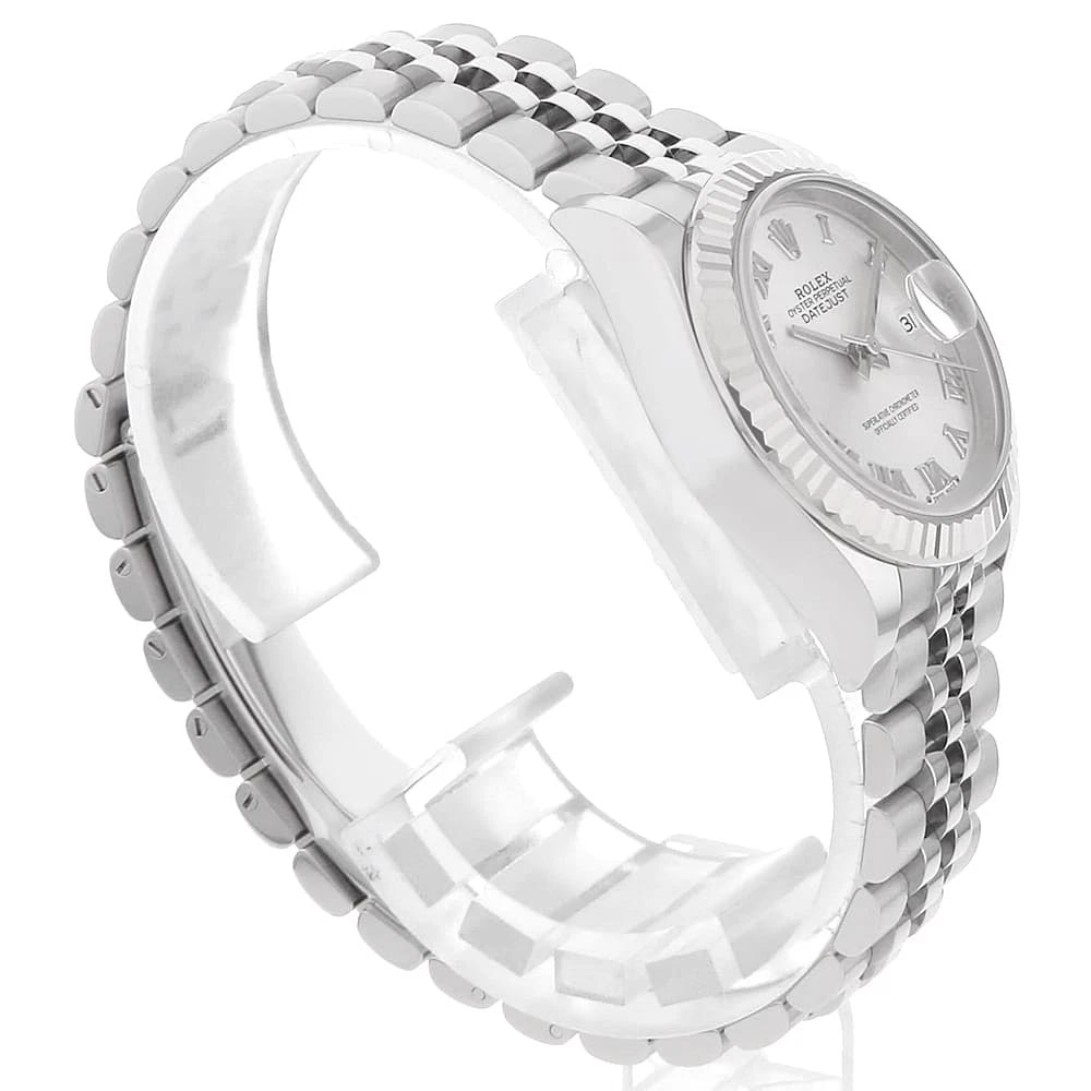 ROLEX DATEJUST SILVER WATCH - 3