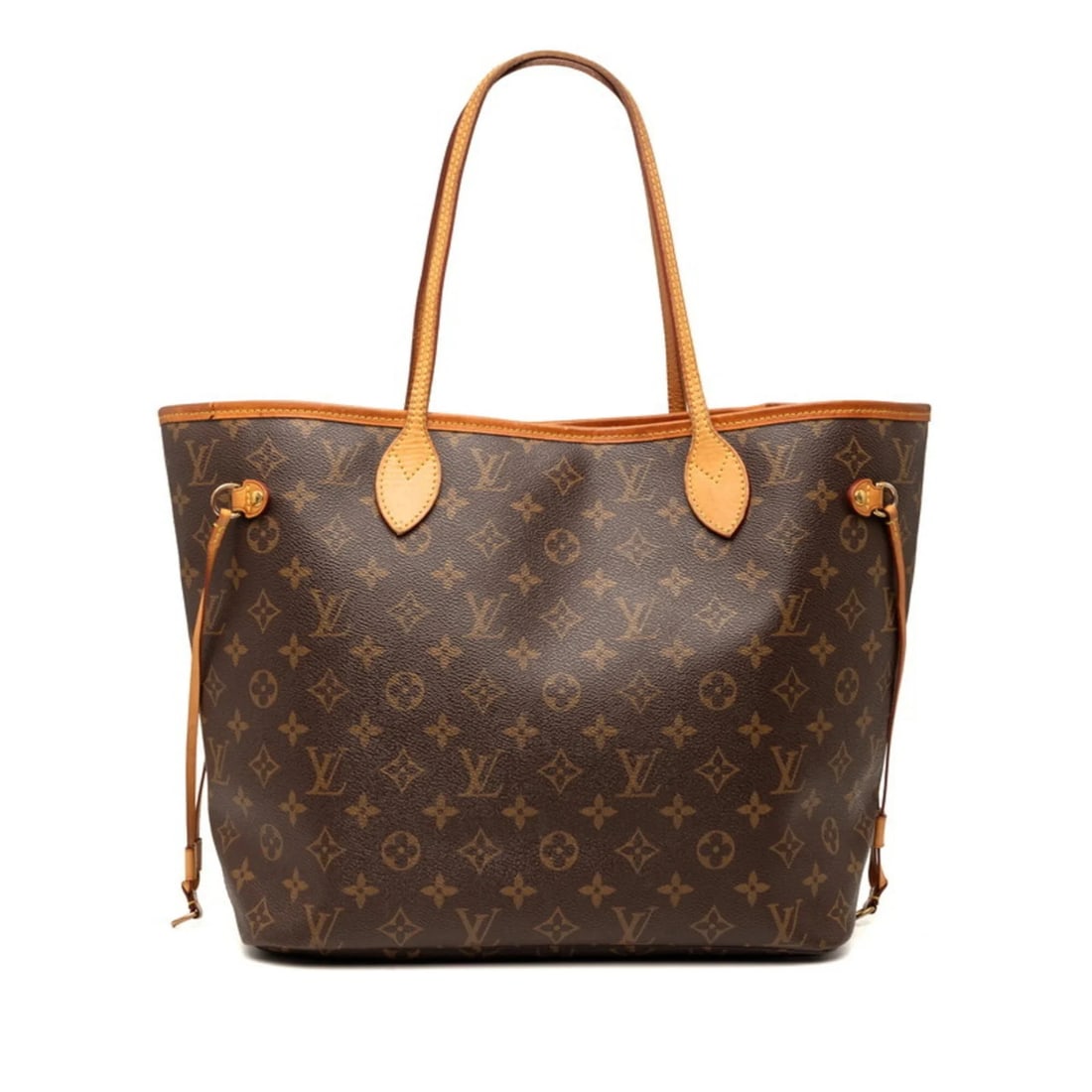 LOUIS VUITTON MONOGRAM NEVERFULL MM TOTE BAG: Louis Vuitton Monogram Neverfull MM Tote Bag Brand: Louis Vuitton Type/Style: Tote bag Material: PVC , Leather Color: Brown Size: (HxWxD) 29cm x 31cm x 15cm / 11.41inch x 12.2inch x 5.9inch Access