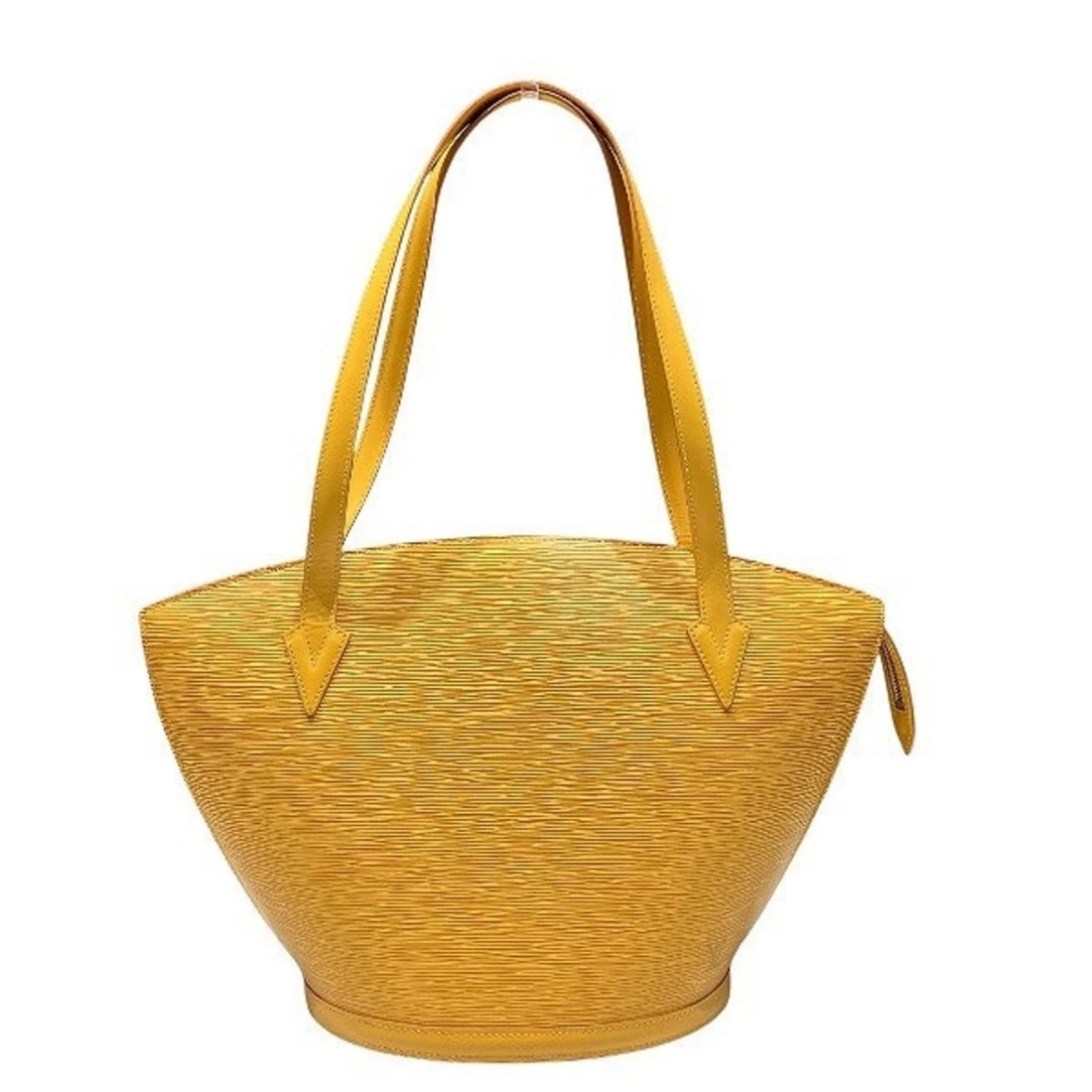 LOUIS VUITTON EPI SAINT JACQUES SHOPPING HANDBAG: Louis Vuitton Epi Saint Jacques Shopping Handbag Brand: Louis Vuitton Type/Style: Handbag, Shoulder bag Material: Leather Color: Yellow Size: (HxWxD) 30cm x 44cm x 17cm / 11.81inch x 17.32inch x