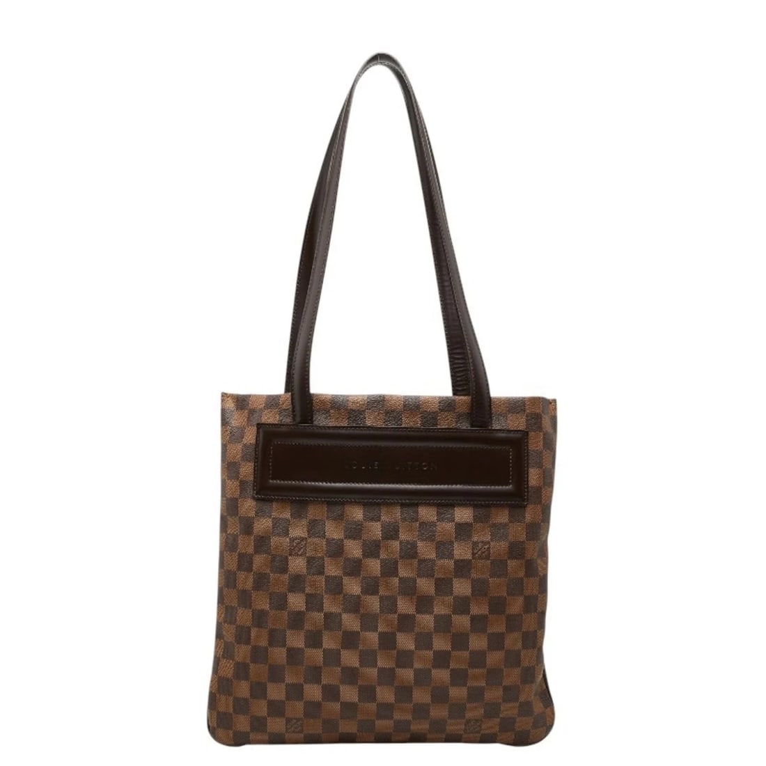 LOUIS VUITTON DAMIER CLIFTON TOTE BAG: Louis Vuitton Damier Clifton Tote Bag Brand: Louis Vuitton Type/Style: Tote bag Material: PVC , Leather Color: Brown Size: (HxWxD) 33.5cm x 33.5cm x 1.5cm / 13.18inch x 13.18inch x 0.59inch