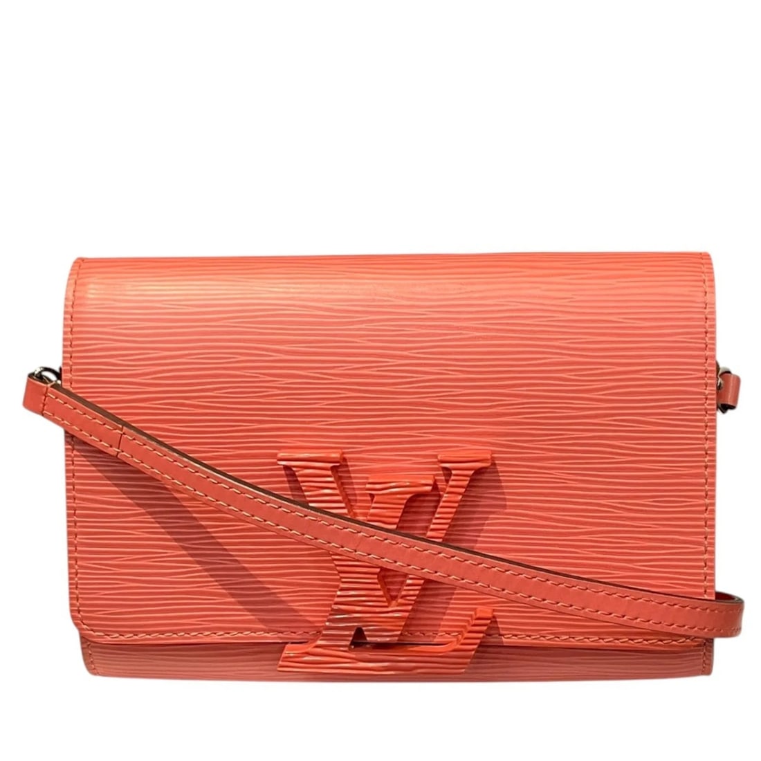 LOUIS VUITTON POCHETTE LOUISE PM SHOULDER BAG: Louis Vuitton Pochette Louise PM Shoulder Bag Brand: Louis Vuitton Type/Style: Shoulder bag Material: Epi leather Color: Pink Size: (HxWxD) 13.5cm x 20cm x 4.5cm / 5.31inch x 7.87inch x 1.77inch A