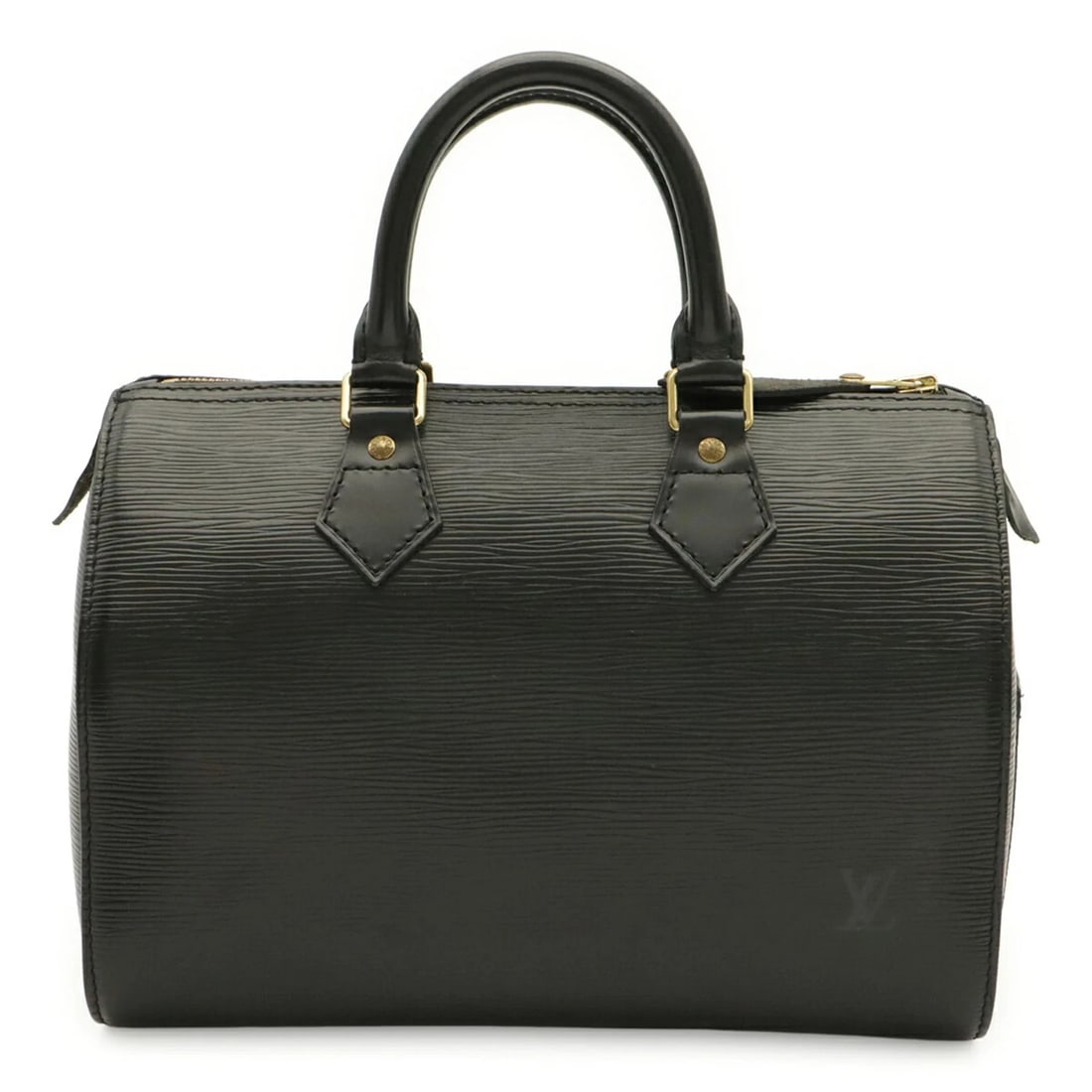 LOUIS VUITTON EPI SPEEDY 25 HANDBAG, NOIR BLACK: LOUIS VUITTON Epi Speedy 25 Handbag, Noir Black Brand: Louis Vuitton Type/Style: Boston bag, Handbag Material: Epi leather Color: Noir Size: (HxWxD) 19cm x 28cm x 15.5cm / 7.48inch x 11.02inch x 6.1in