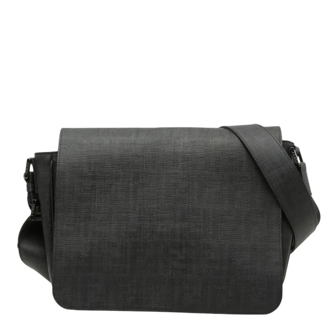 FENDI ZUCCA CROSSBODY SHOULDER BAG GRAY BLACK: Fendi Zucca Crossbody Shoulder Bag Gray Black Brand: Fendi Type/Style: Shoulder bag Material: PVC Color: Black, Gray Size: (HxWxD) 24.5cm x 28.5cm x 8.5cm / 9.64inch x 11.22inch x 3.34inch Accesso