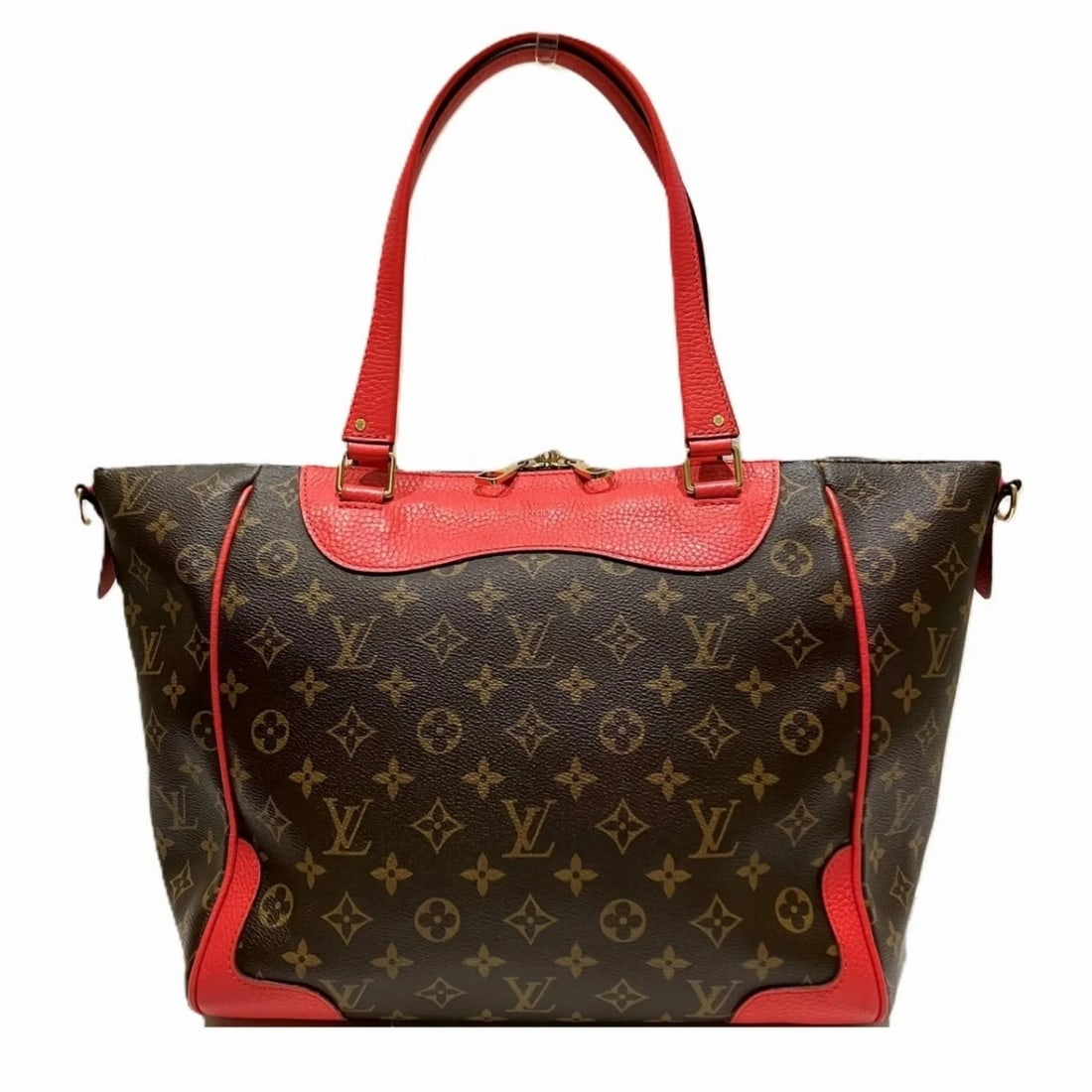 LOUIS VUITTON ESTRELLA MM TOTE BAG, MONOGRAM CANVAS: Louis Vuitton Estrella MM Tote Bag, Monogram Canvas Brand: Louis Vuitton Type/Style: Tote bag Material: Monogram Color: Brown Size: (HxWxD) 28cm x 45cm x 16cm / 11.02inch x 17.71inch x 6.29inch Ac