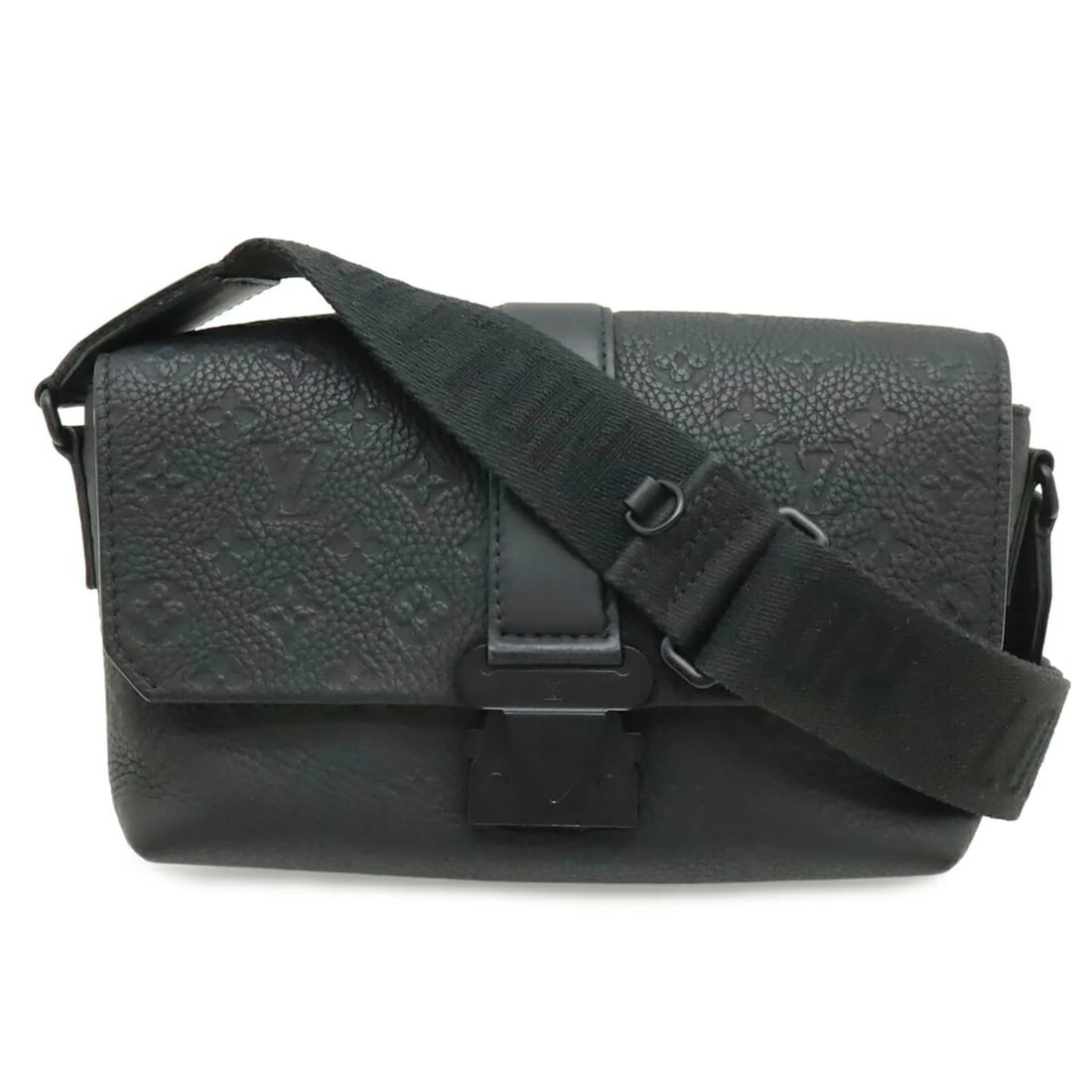 LOUIS VUITTON MONOGRAM TAURILLON S CAPE SHOULDER BAG: LOUIS VUITTON Monogram Taurillon S Cape Shoulder Bag Brand: Louis Vuitton Type/Style: Shoulder bag Material: Leather Color: Black, Noir Size: (HxWxD) 19.5cm x 25cm x 9cm / 7.67inch x 9.84inch x