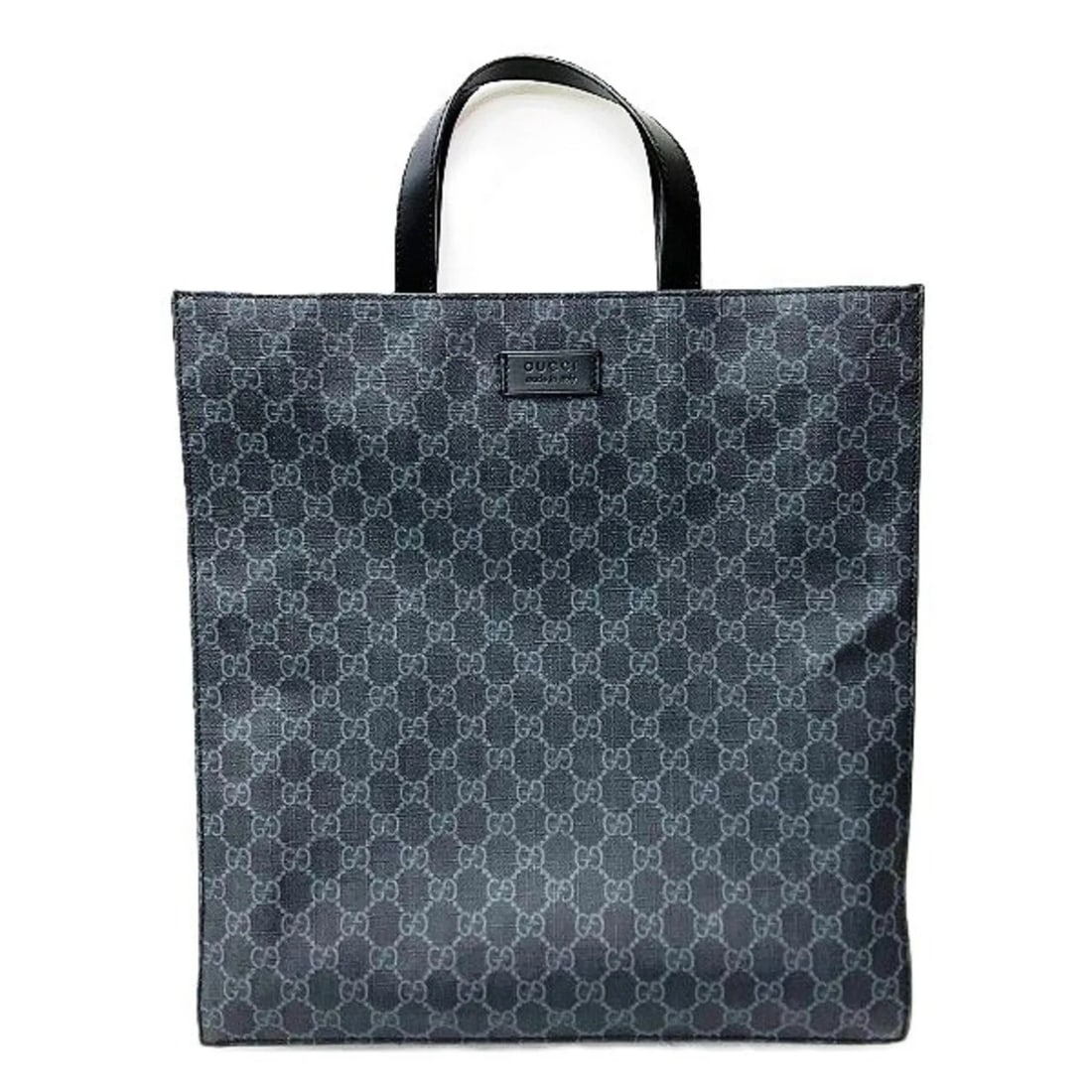 GUCCI GG SUPREME HANDBAG TOTE BAG: Gucci GG Supreme Handbag Tote Bag Brand: Gucci Type/Style: Handbag, Tote bag Material: GG Supreme Color: Black Size: (HxWxD) 37cm x 35cm x 8cm / 14.56inch x 13.77inch x 3.14inch Accessories: None