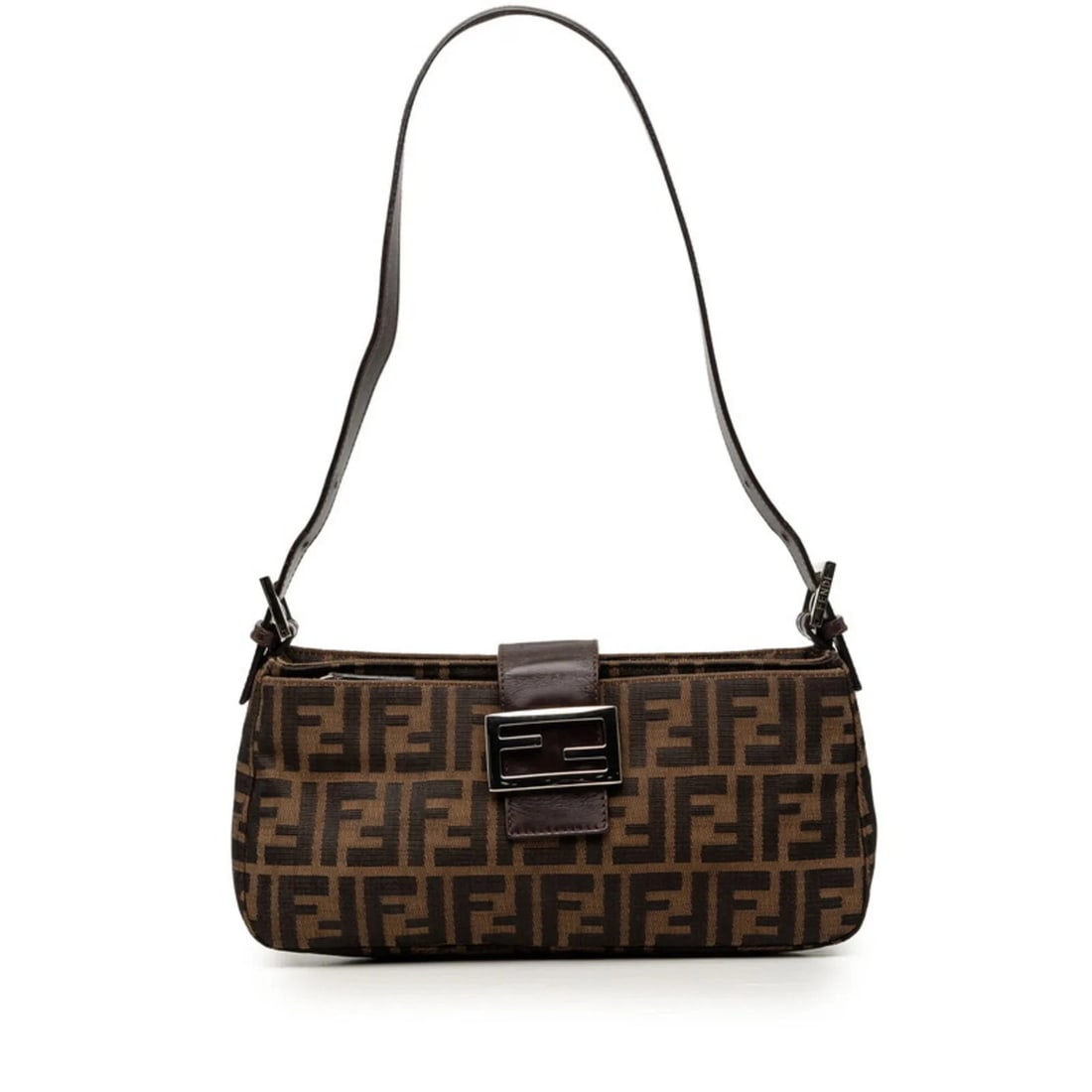 FENDI ZUCCA MAMMA BUCKET ONE-SHOULDER BAG HANDBAG: Fendi Zucca Mamma Bucket One-Shoulder Bag Handbag Brand: Fendi Type/Style: Handbag, Shoulder bag Material: Canvas , Leather Color: Brown Size: (HxWxD) 12.5cm x 28cm x 8cm / 4.92inch x 11.02inch x 3.14