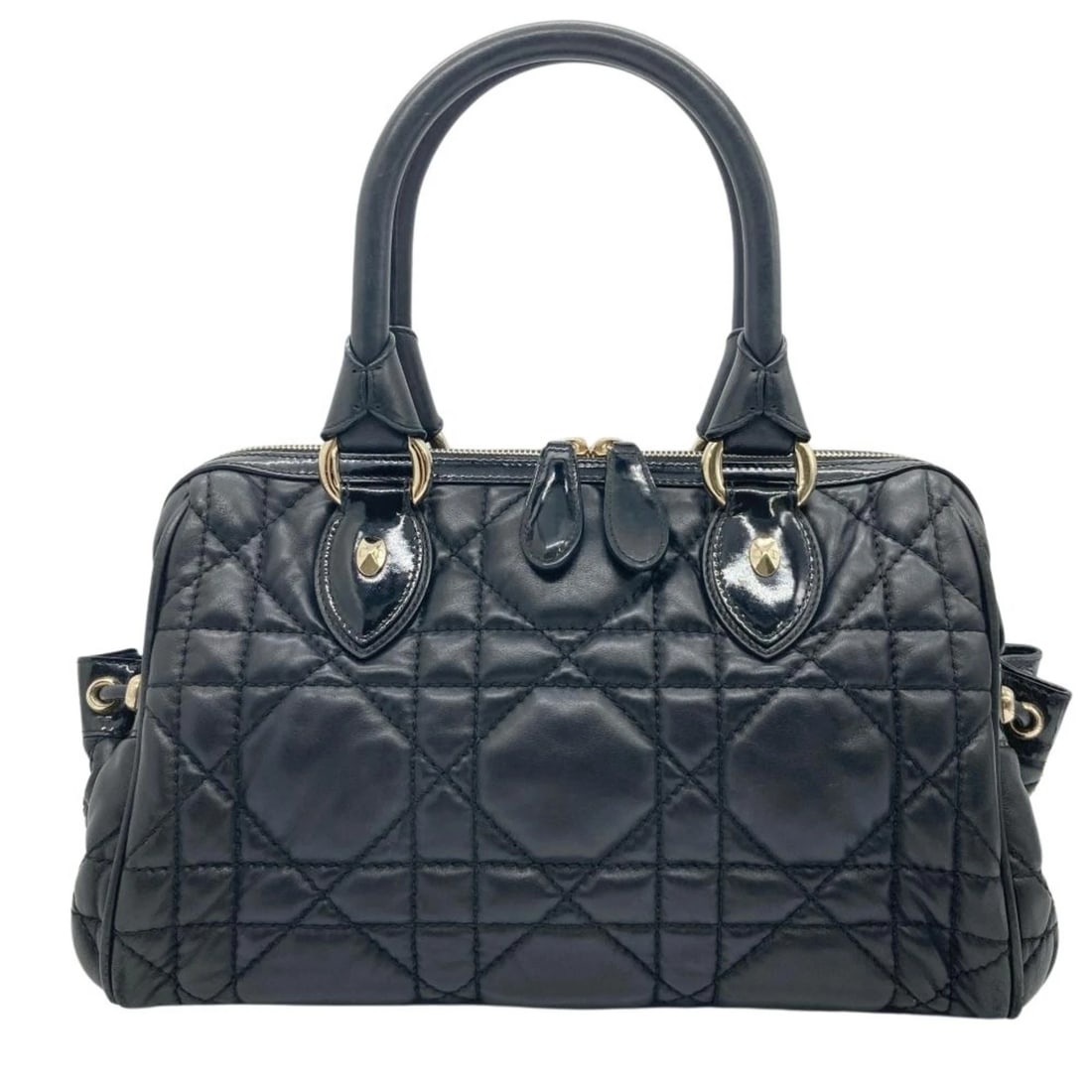 CHRISTIAN DIOR DIOR HANDBAG LEATHER BLACK: Christian Dior Dior Handbag Leather Black Brand: Christian Dior Type/Style: Handbag Material: Leather Color: Black Size: (HxWxD) 20cm x 34cm x 16cm / 7.87inch x 13.38inch x 6.29inch Accessories: N