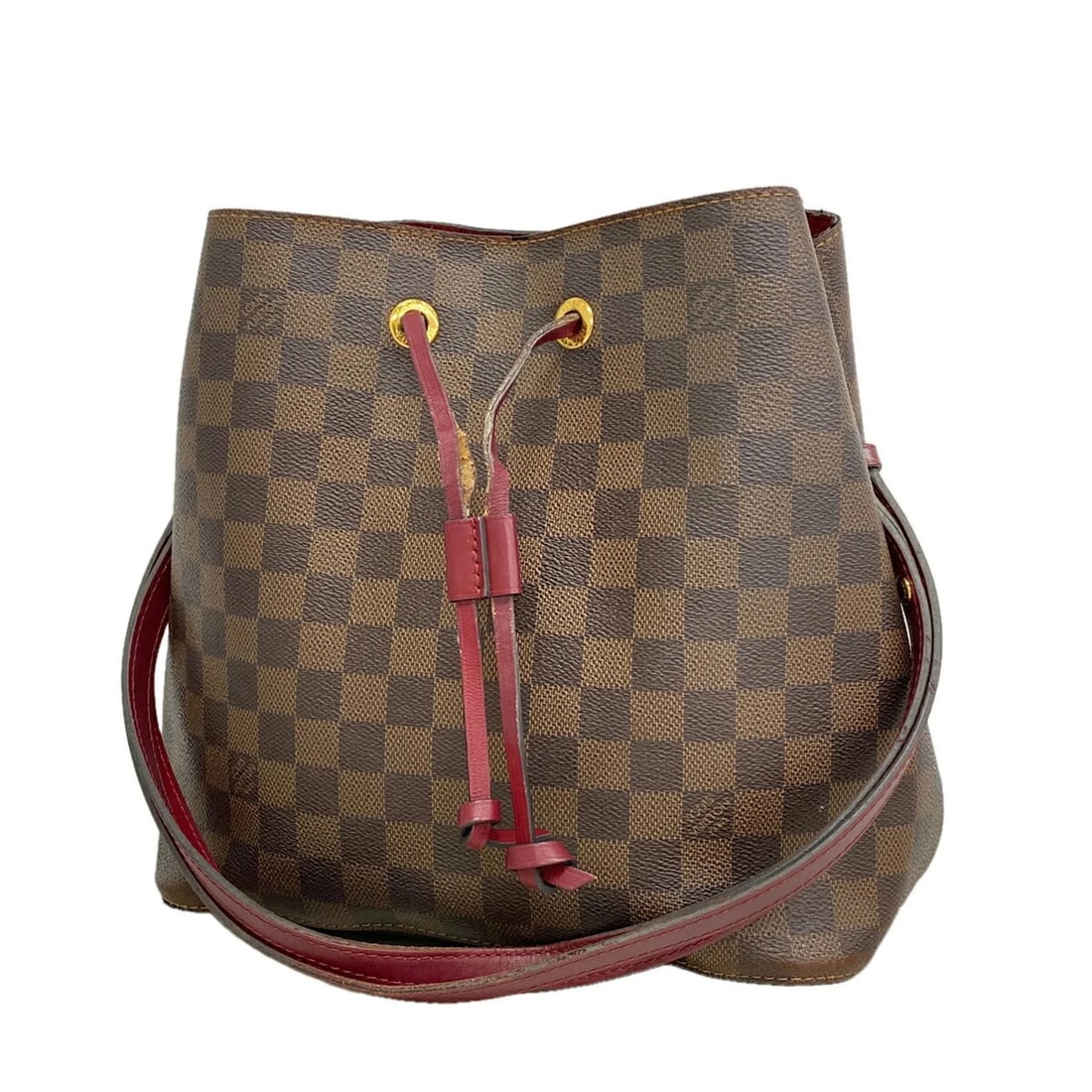 LOUIS VUITTON DAMIER NEONOE SHOULDER BAG: Louis Vuitton Damier NeoNoe Shoulder Bag Brand: Louis Vuitton Type/Style: Shoulder bag Material: none Color: Ebene Size: (HxWxD) 25cm x 25.5cm x 17cm / 9.84inch x 10.03inch x 6.69inch Accessories: