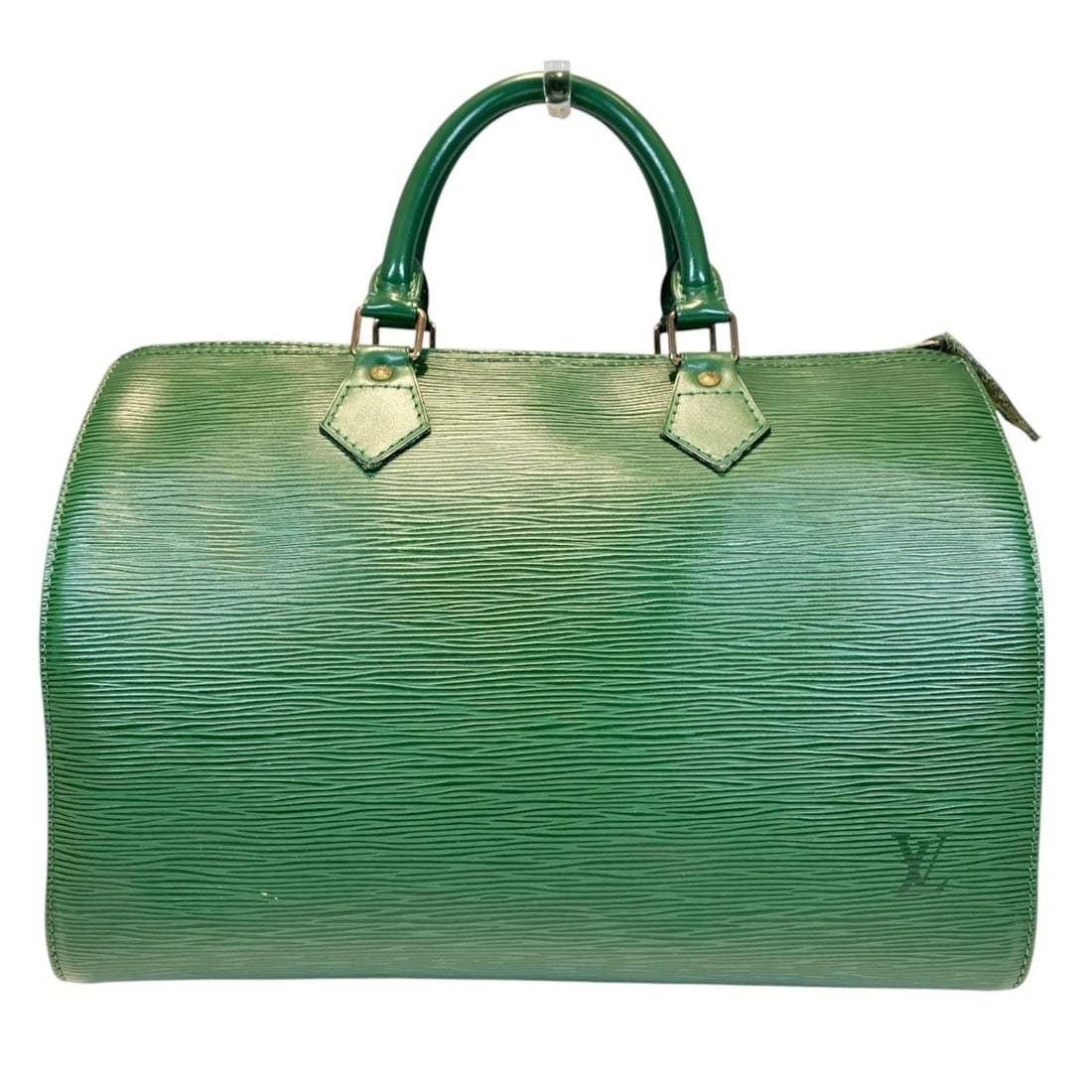 LOUIS VUITTON SPEEDY 30 HANDBAG, EPI LEATHER: Louis Vuitton Speedy 30 Handbag, Epi Leather Brand: Louis Vuitton Type/Style: Handbag Material: Epi leather Color: Borneo green Size: (HxWxD) 21cm x 32cm x 18cm / 8.26inch x 12.59inch x 7.08inch A