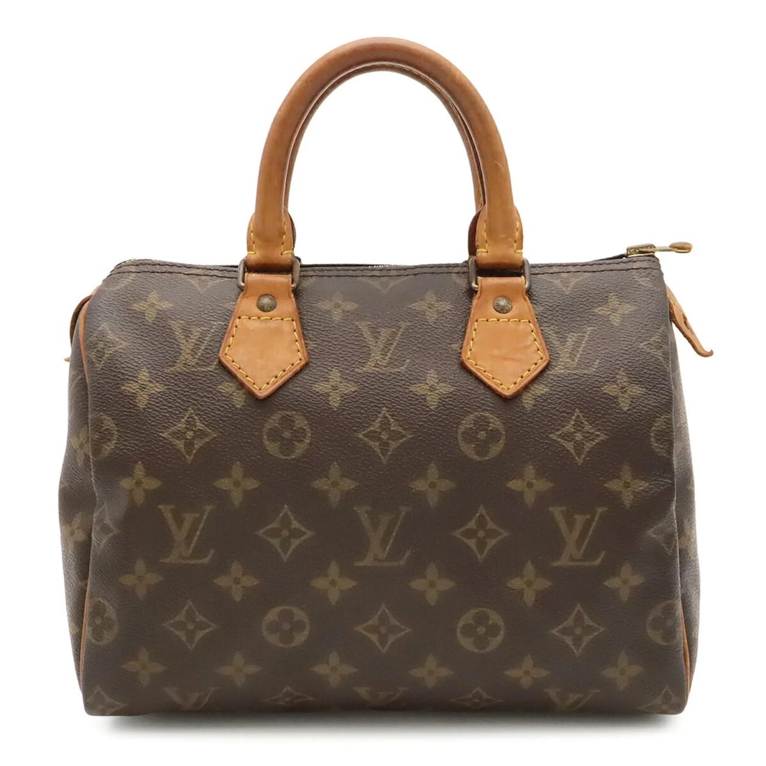 LOUIS VUITTON MONOGRAM SPEEDY 25 HANDBAG: LOUIS VUITTON Monogram Speedy 25 Handbag Brand: Louis Vuitton Type/Style: Handbag Material: Monogram Color: Brown Size: (HxWxD) 18.5cm x 26cm x 14.5cm / 7.28inch x 10.23inch x 5.7inch Accessories: