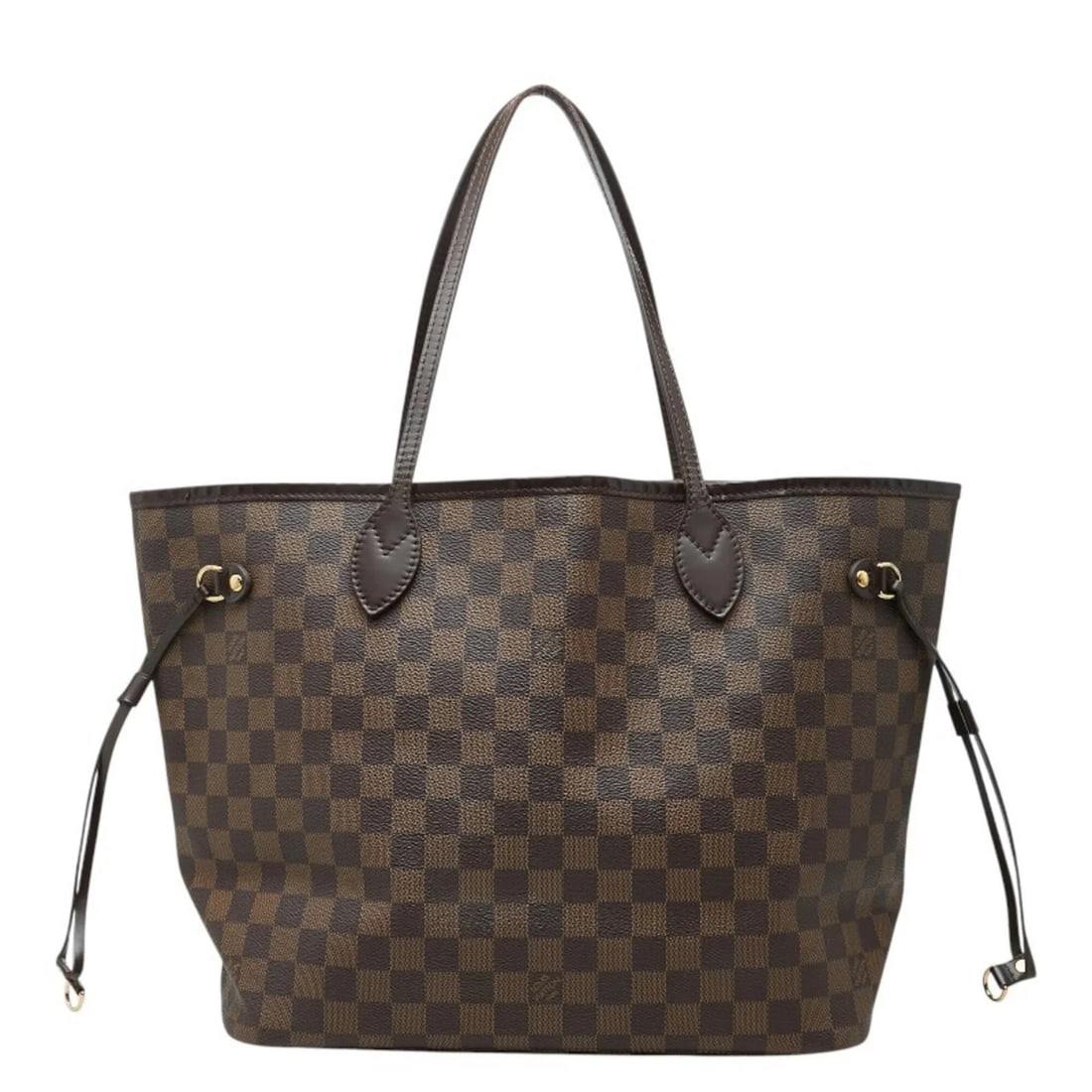 LOUIS VUITTON DAMIER NEVERFULL MM TOTE BAG: Louis Vuitton Damier Neverfull MM Tote Bag Brand: Louis Vuitton Type/Style: Shoulder bag, Tote bag Material: PVC , Leather Color: Brown Size: (HxWxD) 28cm x 46cm x 15cm / 11.02inch x 18.11inch x 5.9in