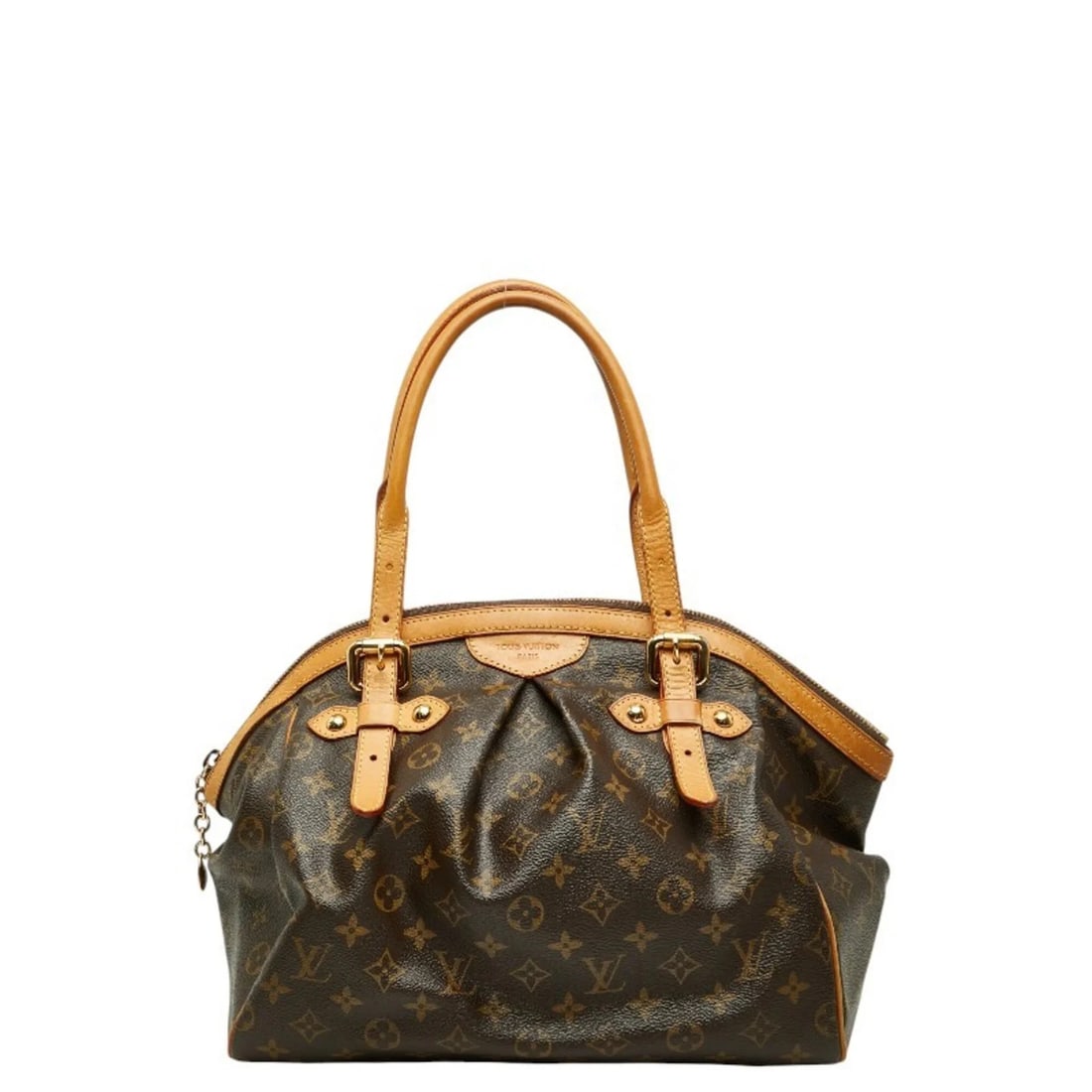 LOUIS VUITTON MONOGRAM TIVOLI GM HANDBAG SHOULDER BAG: Louis Vuitton Monogram Tivoli GM Handbag Shoulder Bag Brand: Louis Vuitton Type/Style: Handbag, Shoulder bag Material: PVC , Leather Color: Brown Size: (HxWxD) 26cm x 41cm x 18cm / 10.23inch x