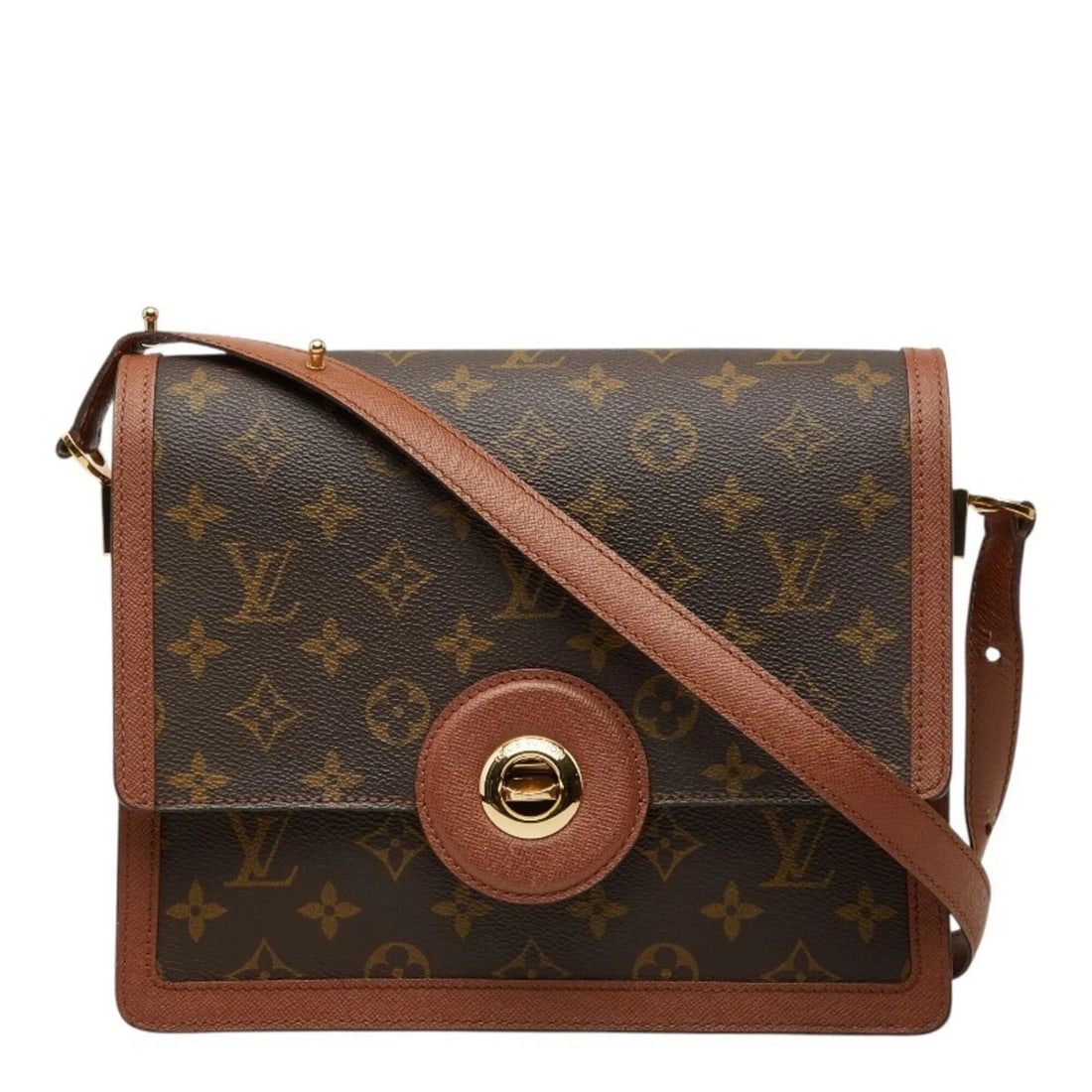 LOUIS VUITTON MONOGRAM RASPAIL CROSSBODY SHOULDER BAG: Louis Vuitton Monogram Raspail Crossbody Shoulder Bag Brand: Louis Vuitton Type/Style: Shoulder bag Material: PVC , Leather Color: Brown Size: (HxWxD) 20.5cm x 24cm x 8.5cm / 8.07inch x 9.44inch x