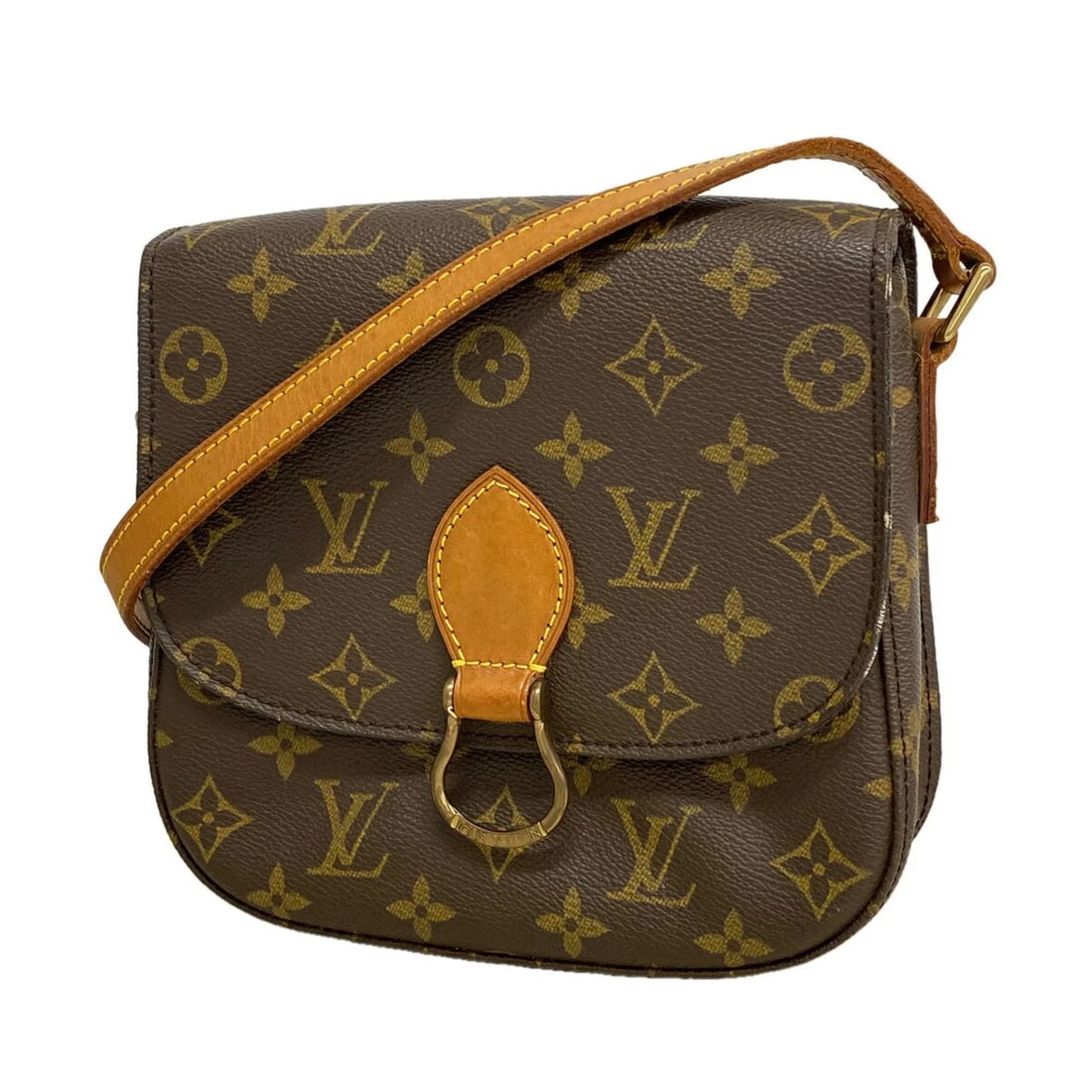 LOUIS VUITTON MONOGRAM SAINT CLOUD PM SHOULDER BAG: Louis Vuitton Monogram Saint Cloud PM Shoulder Bag Brand: Louis Vuitton Type/Style: Shoulder bag Material: none Color: Brown Size: (HxWxD) 19.5cm x 19cm x 6cm / 7.67inch x 7.48inch x 2.36inch Acce