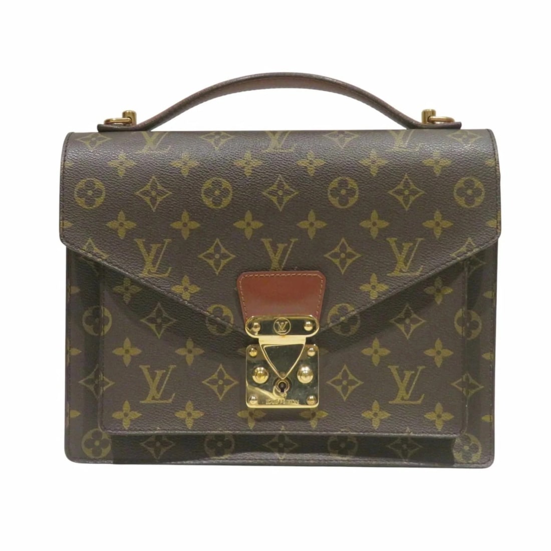 LOUIS VUITTON MONCEAU 28 HANDBAG, MONOGRAM CANVAS: Louis Vuitton Monceau 28 Handbag, Monogram Canvas Brand: Louis Vuitton Type/Style: Handbag Material: Monogram Color: Brown Size: (HxWxD) 21.5cm x 27.5cm x 6.5cm / 8.46inch x 10.82inch x 2.55inch A