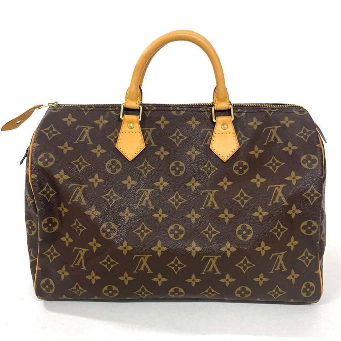 LOUIS VUITTON SPEEDY HANDBAG, MONOGRAM CANVAS: Louis Vuitton Speedy handbag, Monogram canvas Brand: Louis Vuitton Type/Style: Handbag Material: Monogram Color: Brown, Monogram Size: (HxWxD) 23cm x 35cm x 18cm / 9.05inch x 13.77inch x 7.08inch