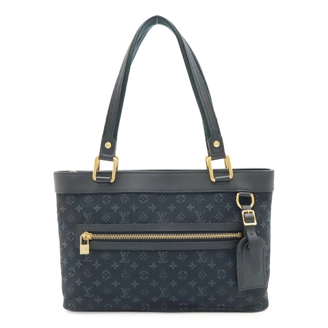 LOUIS VUITTON MONOGRAM MINI LUCILLE PM HANDBAG: LOUIS VUITTON Monogram Mini Lucille PM Handbag Brand: Louis Vuitton Type/Style: Handbag Material: Canvas , Leather Color: TST Blue Size: (HxWxD) 17cm x 32cm x 8.5cm / 6.69inch x 12.59inch x 3.34inch