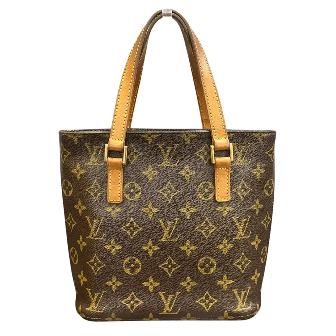 LOUIS VUITTON VAVIN PM HANDBAG, MONOGRAM NATURAL LEATHER: Louis Vuitton Vavin PM Handbag, Monogram Natural Leather Brand: Louis Vuitton Type/Style: Handbag Material: Monogram Color: Brown, Monogram Size: (HxWxD) 21cm x 21cm x 8.5cm / 8.26inch x 8.26inch x