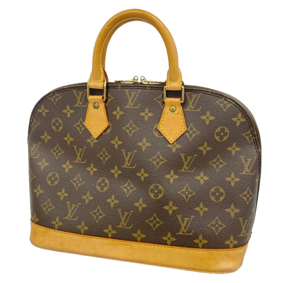 LOUIS VUITTON ALMA MONOGRAM HANDBAG: Louis Vuitton Alma Monogram Handbag Brand: Louis Vuitton Type/Style: Handbag Material: none Color: Brown Size: (HxWxD) 24cm x 31cm x 16cm / 9.44inch x 12.2inch x 6.29inch Accessories: None