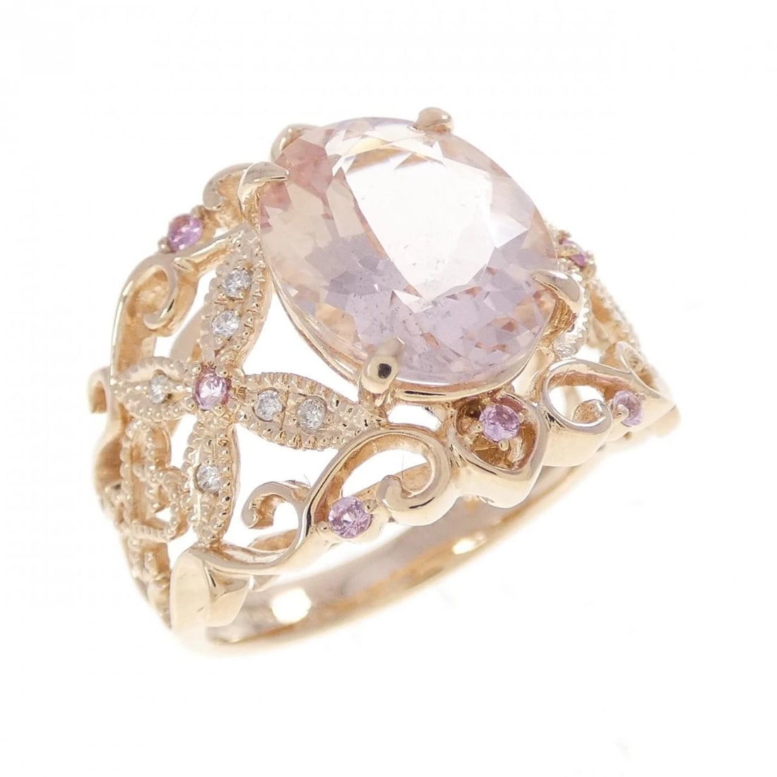 K18PG BERYL RING: K18PG Beryl Ring Brand: Unbranded Type/Style: Beryl Ring Material: Color: Size: US5 3/4 Accessories: None Accessories Notice: When purchasing pre-owned goods, please refer to the photos of the items
