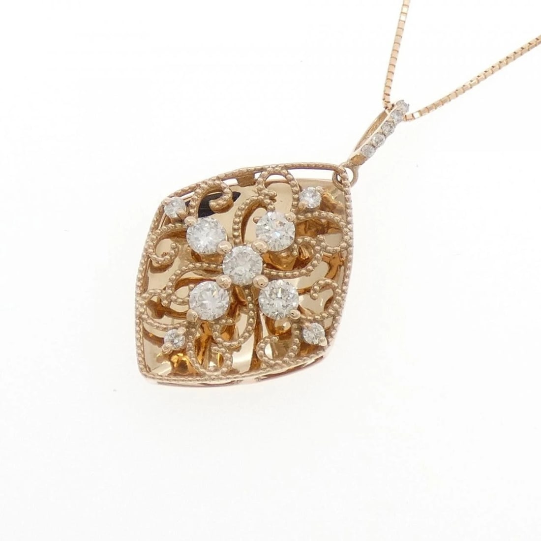 K18PG DIAMOND NECKLACE - 3