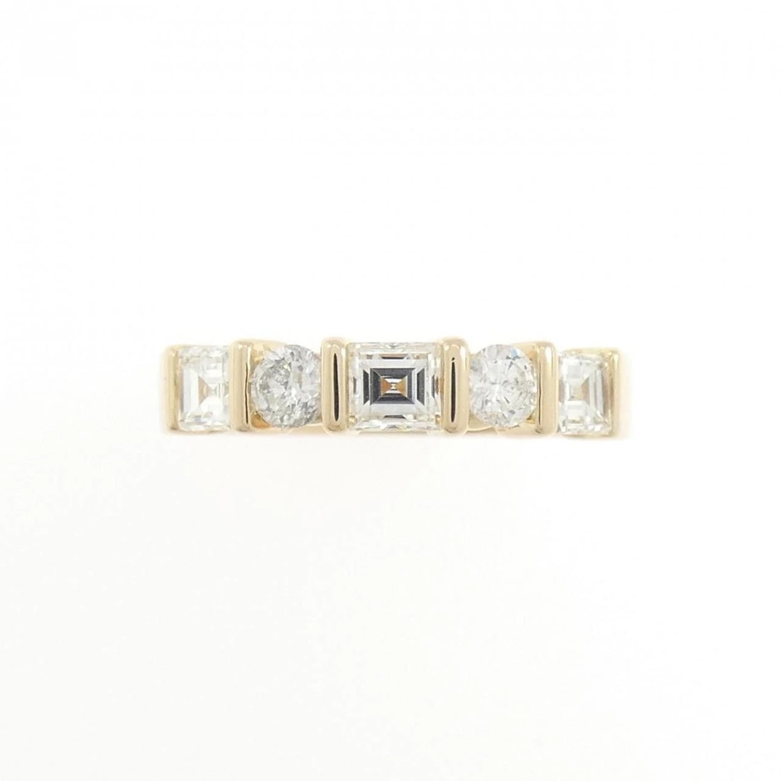 K18YG DIAMOND RING - 2