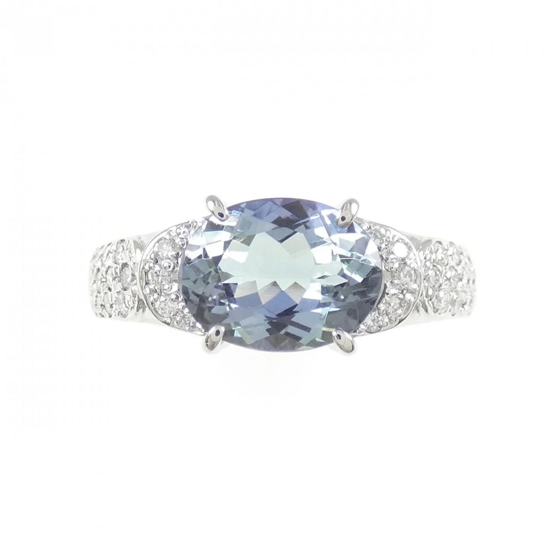 PT900 TANZANITE RING - 2